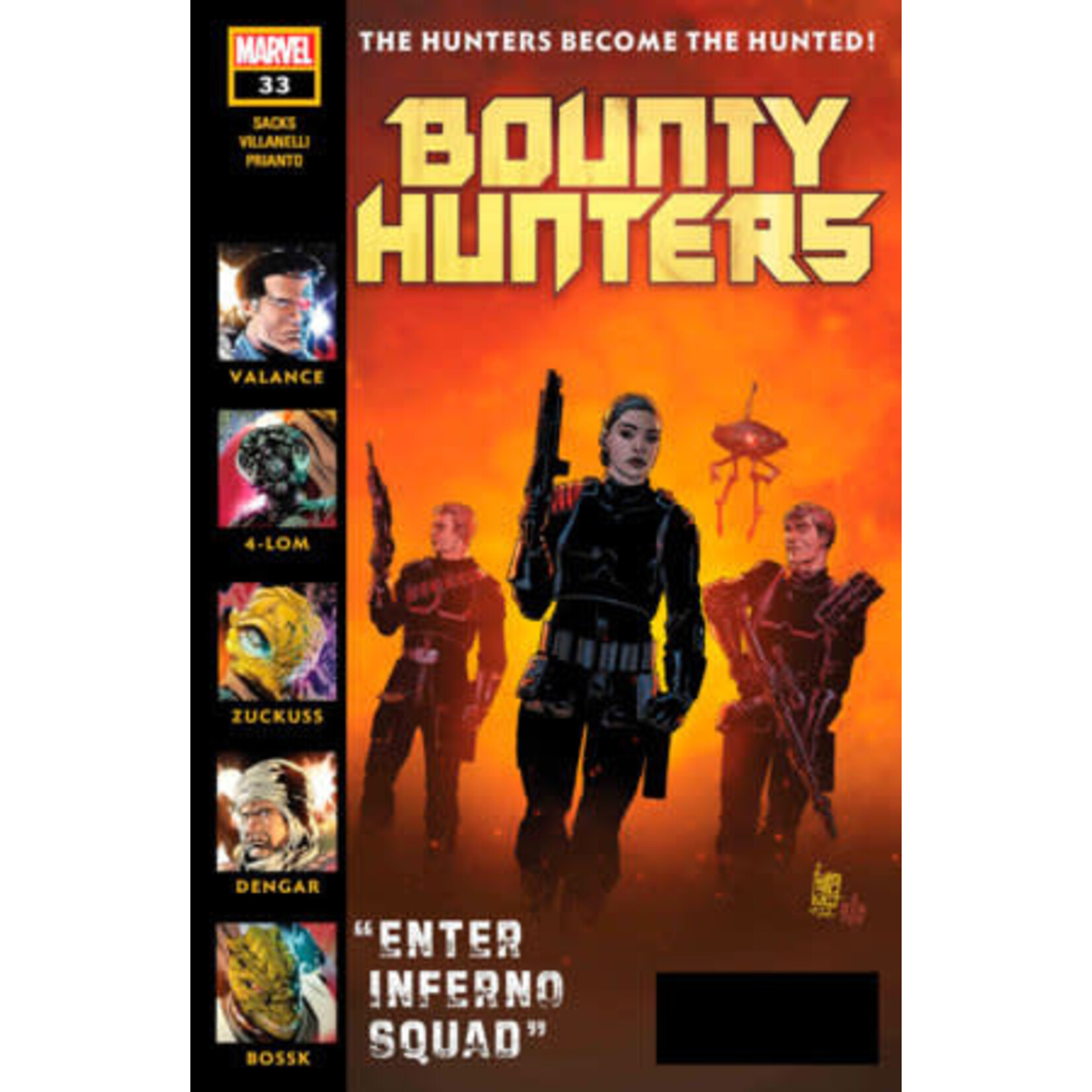Marvel Comics Star Wars Bounty Hunters 2020 #33