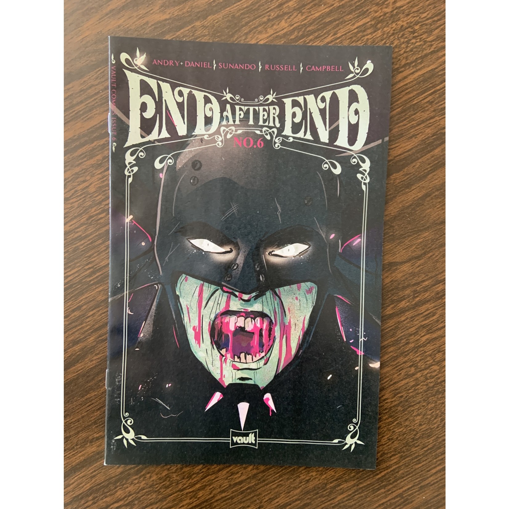 VAULT COMICS End After End 2022 #6 Cvr B Kangas