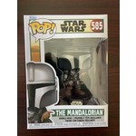 Funko Pop Star Wars Book Of Boba Fett Mando W/ Pouch Vin Fig 585