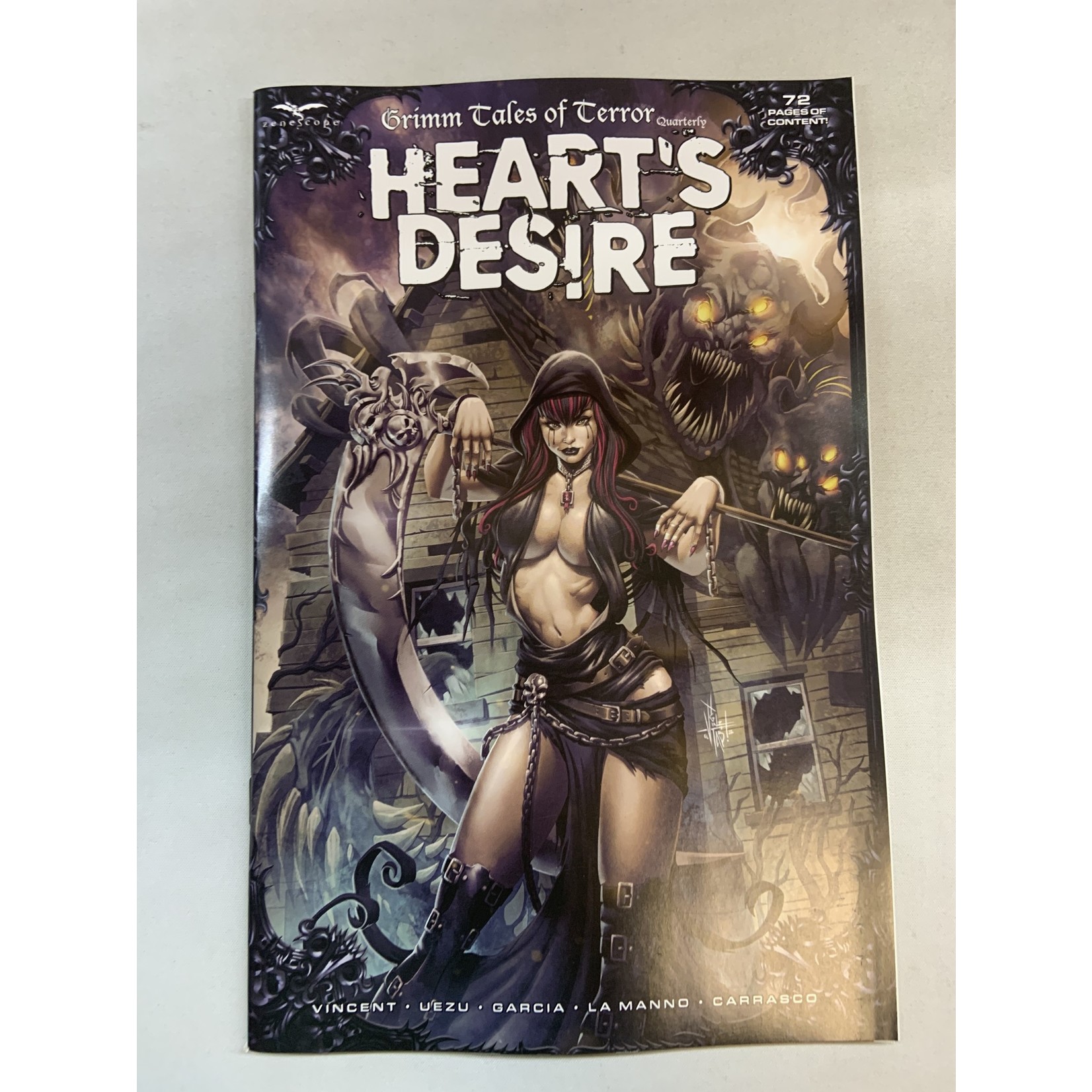 ZENESCOPE ENTERTAINMENT INC Tales Of Terror Quarterly Hearts Desire 2023 #1 Cvr A Tabanas