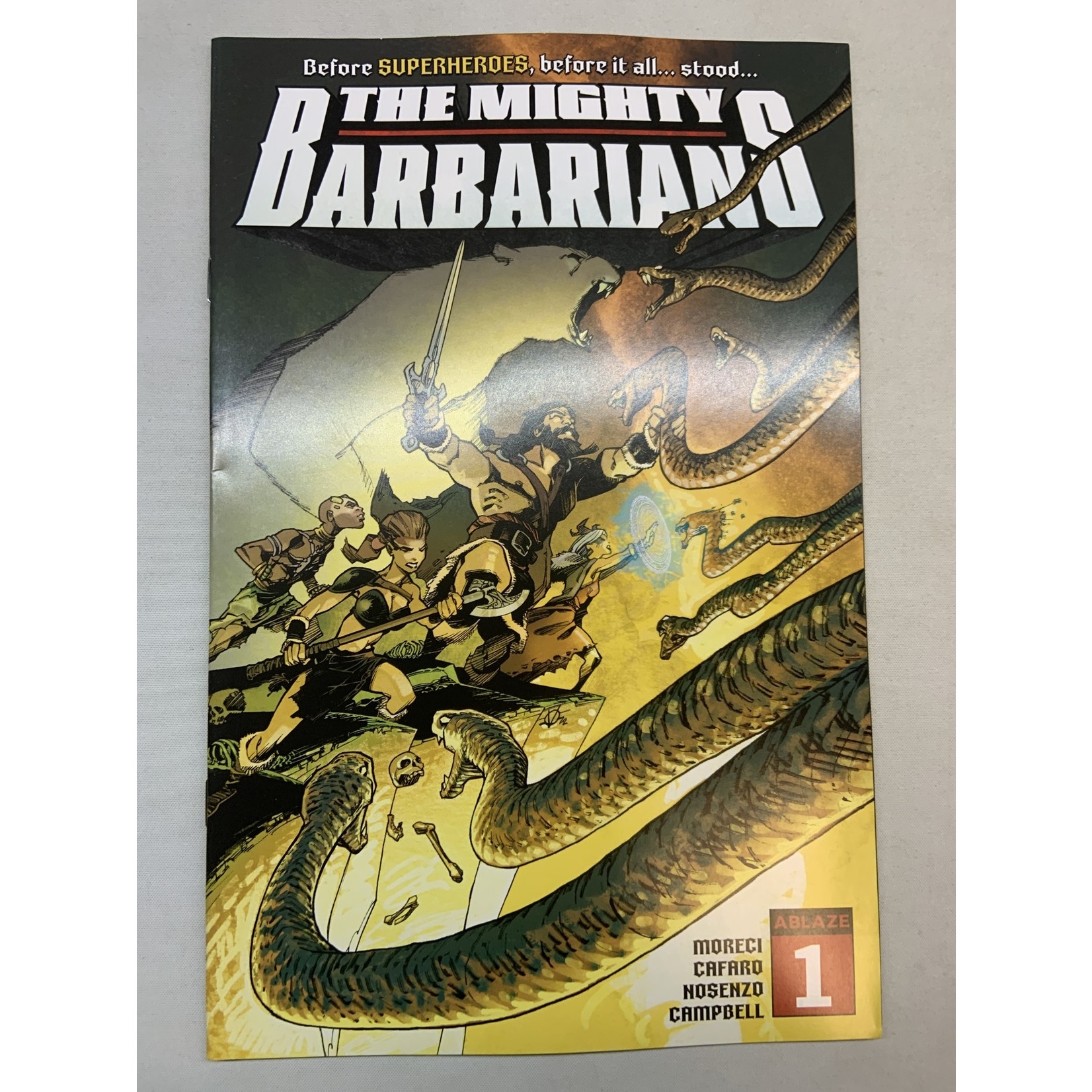 Ablaze Publishing Mighty Barbarians 2023 #1 Cvr A Vatine (Mr)