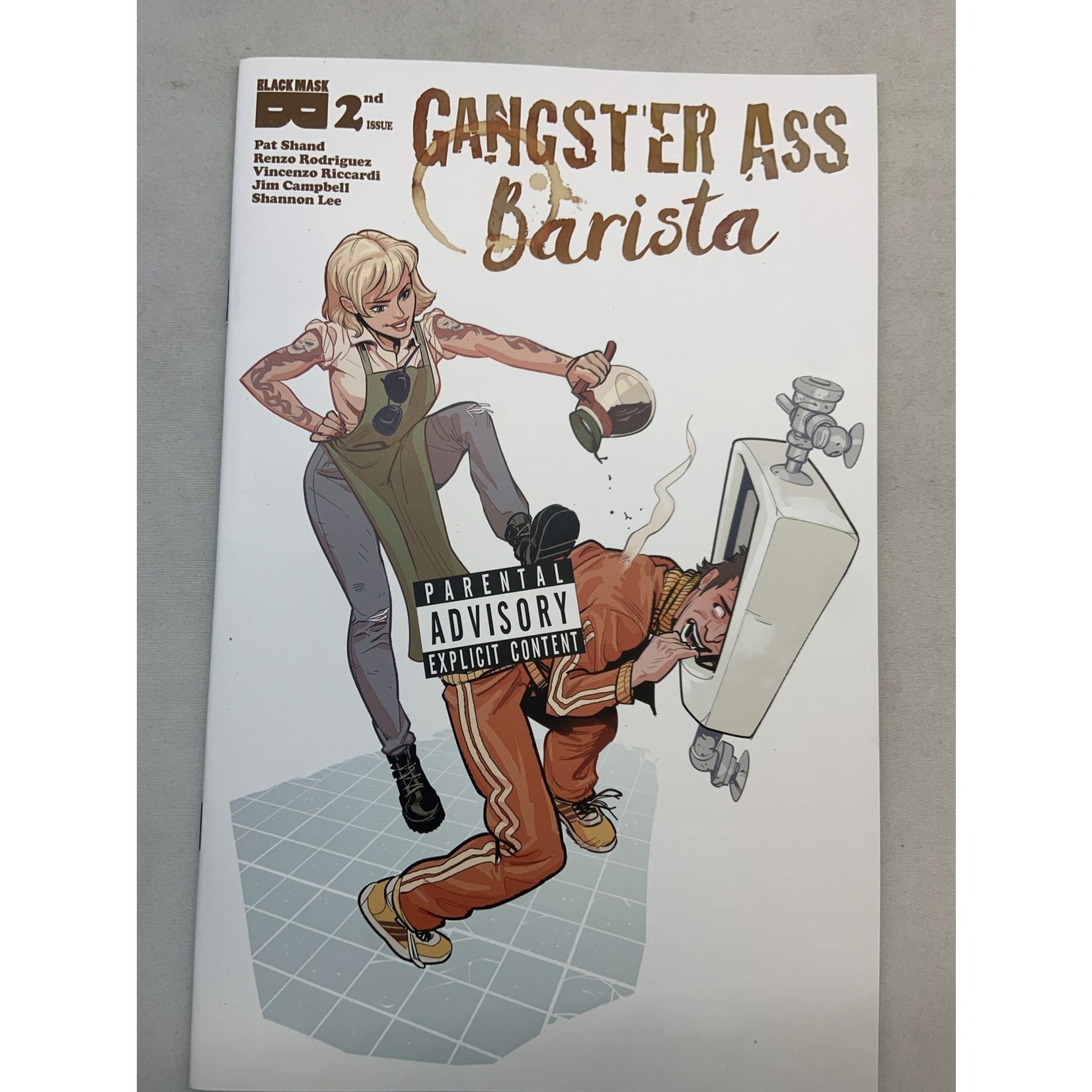 BLACK MASK STUDIOS ENTERTAINME Gangster Ass Barista 2023 #2 Cvr A Hughes & Cramb (Mr) (C: 0-1-0)