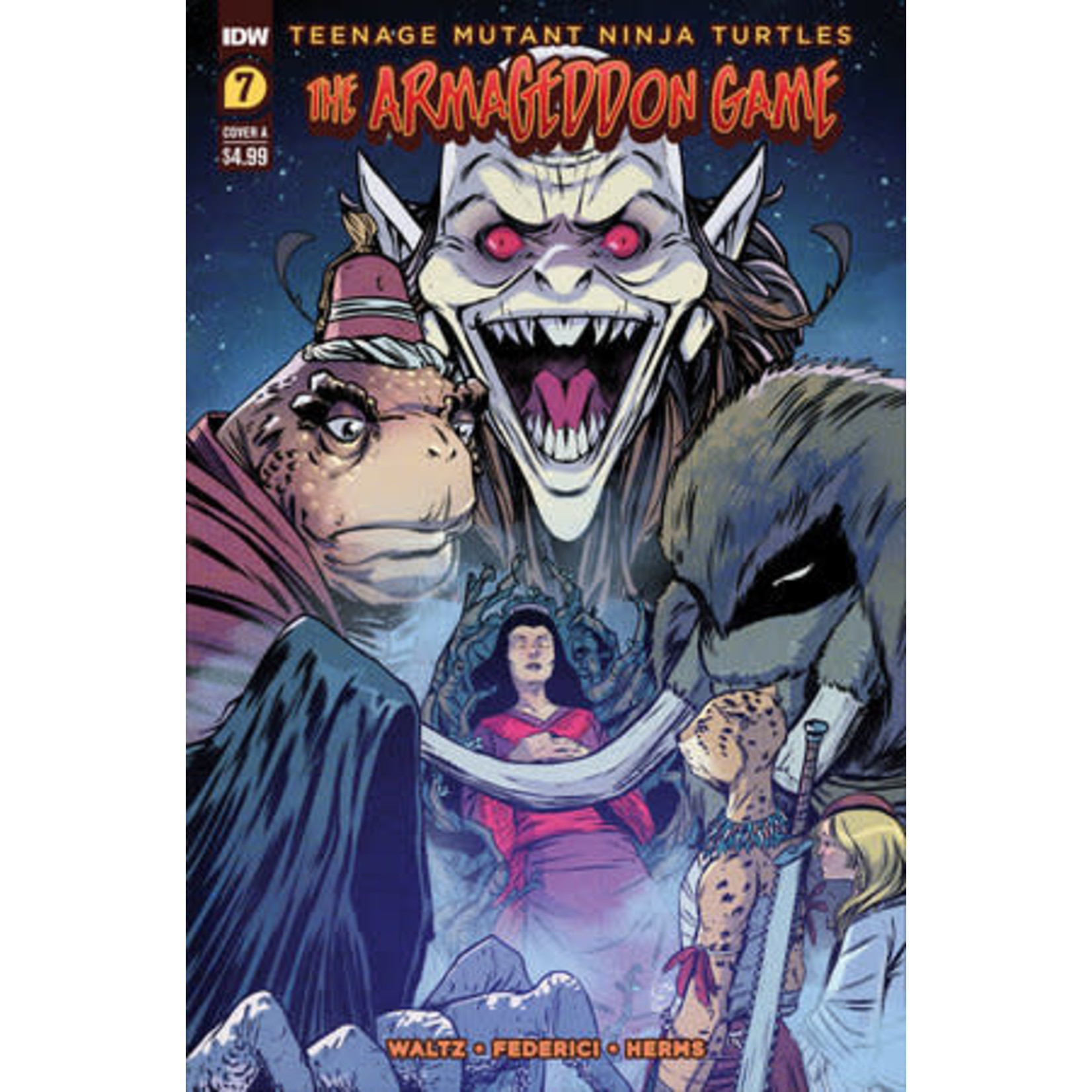 IDW PUBLISHING TMNT: The Armageddon Game 2022 #7A
