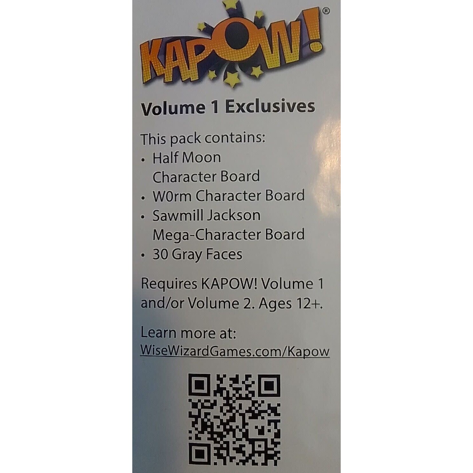 Wise Wizard Games Kapow! Volume 1 Exclusives