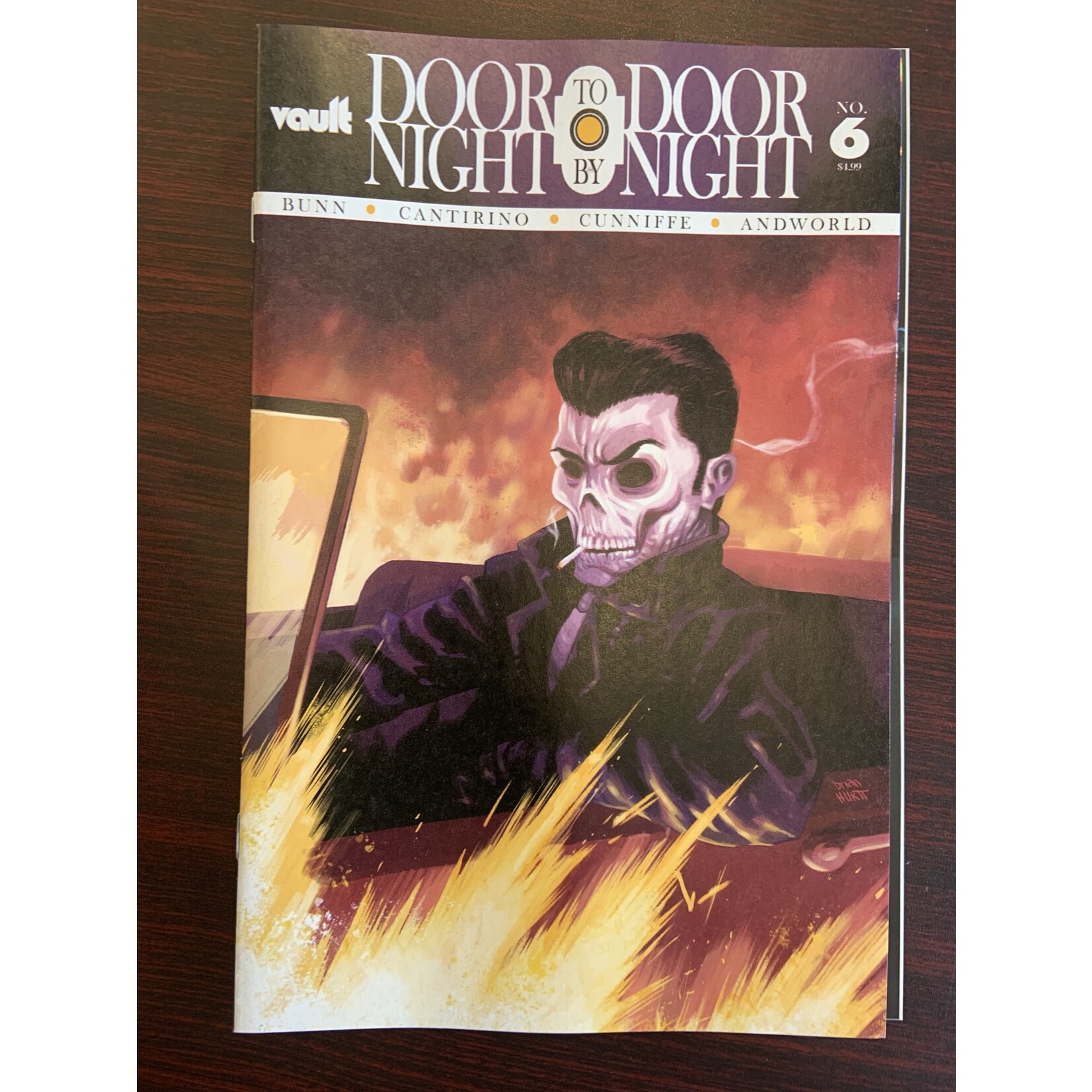 VAULT COMICS Door To Door Night By Night 2022 #6 Cvr B Hurtt