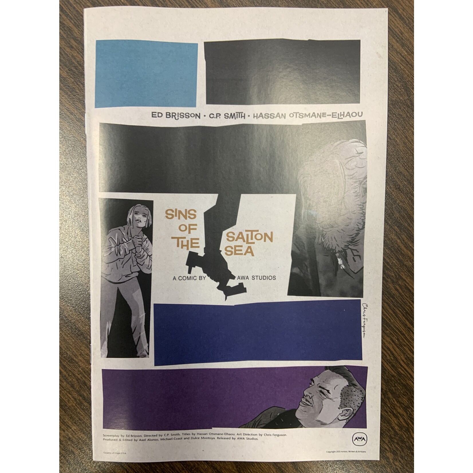 ARTISTS WRITERS & ARTISANS INC Sins Of The Salton Sea 2023 #1 (Of 5) Cvr C Ferguson (Net) (Mr)
