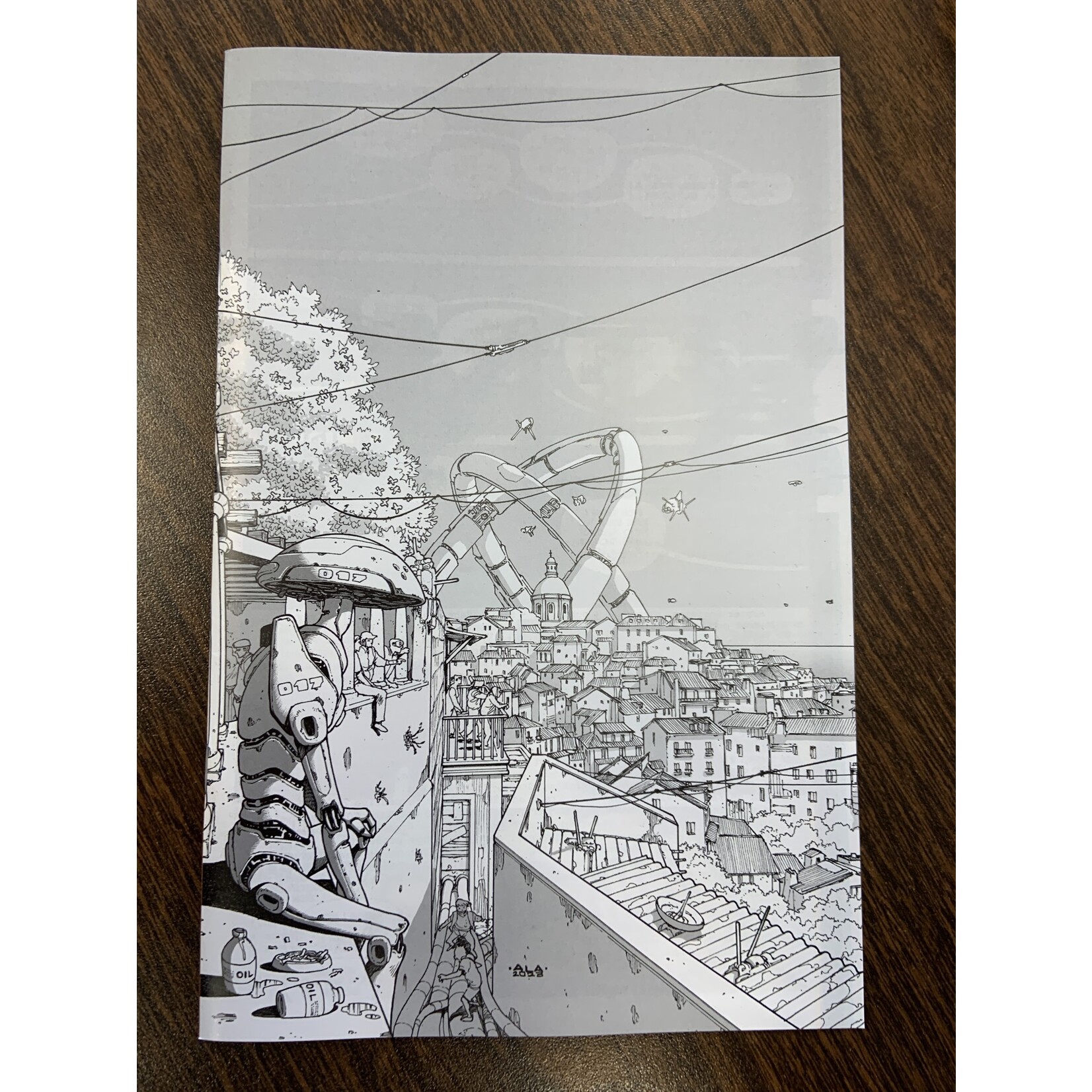 ONI PRESS INC. Xino 2023 #1 Cvr G 20 Copy Incv Andre Lima Araujo B&W Var