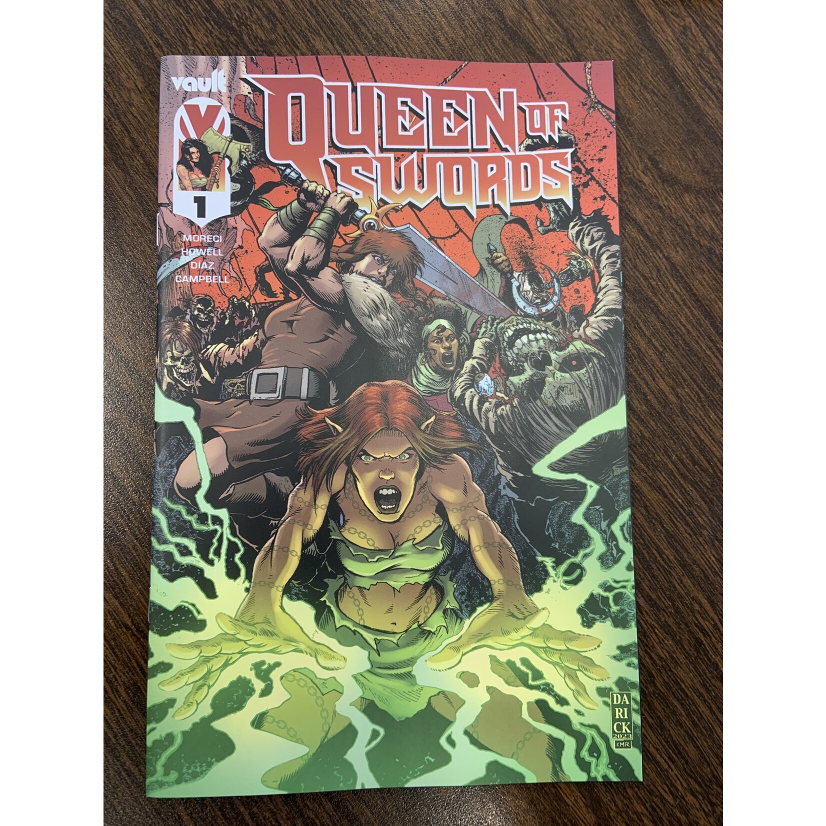 VAULT COMICS Queen Of Swords Barbaric Story 2023 #1 Cvr F 25 Copy Incv