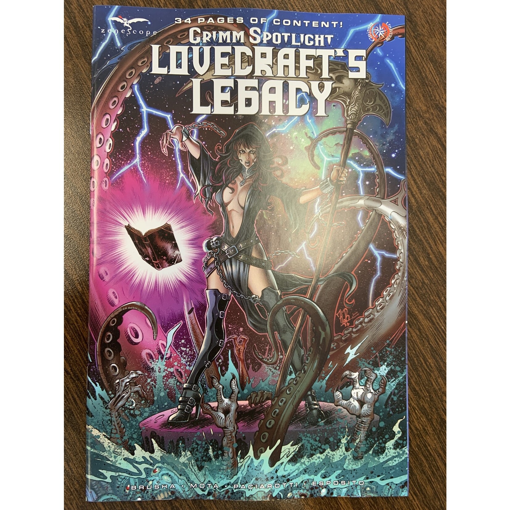 ZENESCOPE ENTERTAINMENT INC Grimm Spotlight Lovecrafts Legacy 2023 #1 Cvr A Tarragona