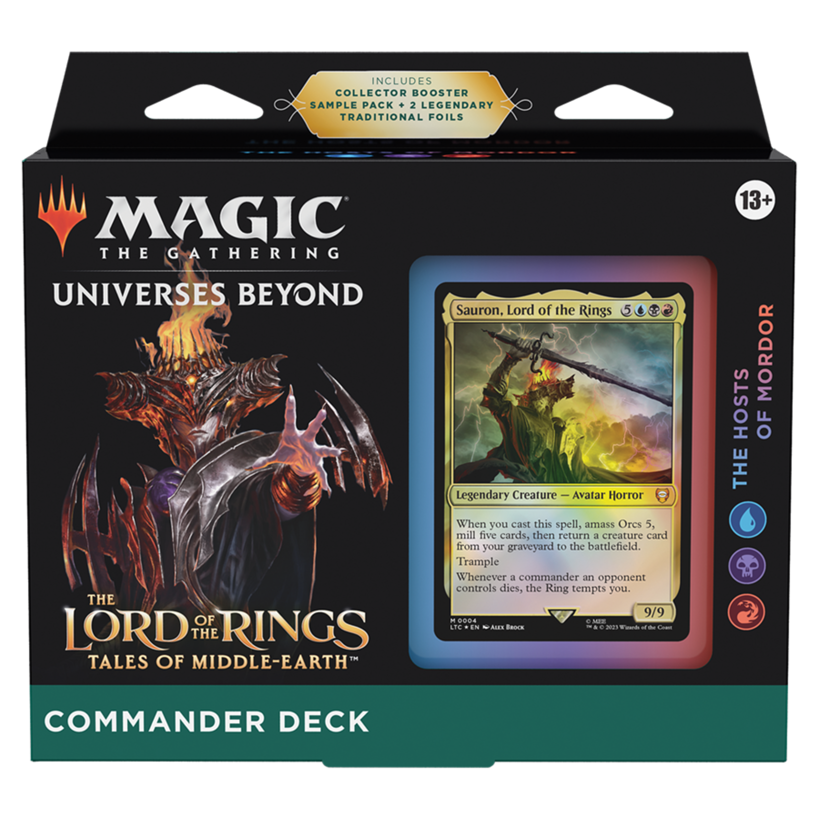 Wizards of the Coast MTG Lord of the Rings Commander Deck Hosts of Mordor
