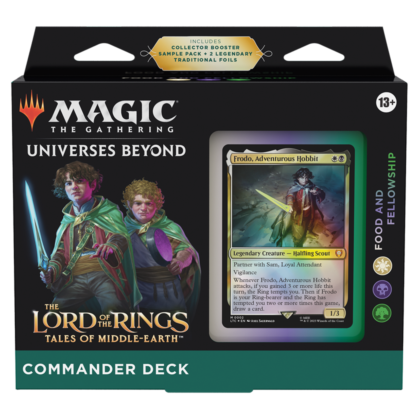 Wizards of the Coast MTG Lord of the Rings Commander Deck Food and Fellowship