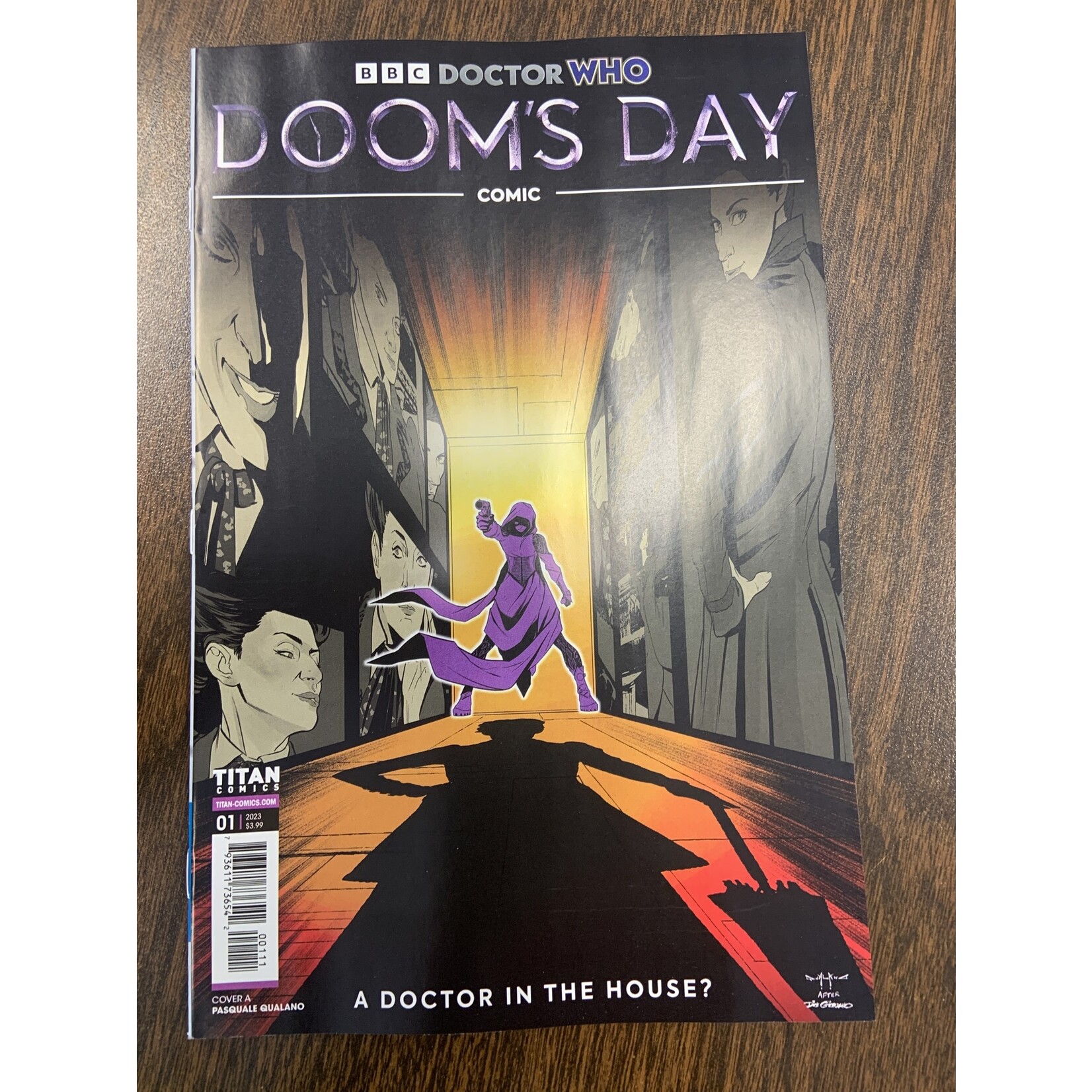 TITAN COMICS Doctor Who Doom 2023 #1 (Of 2) Cvr A Qualano