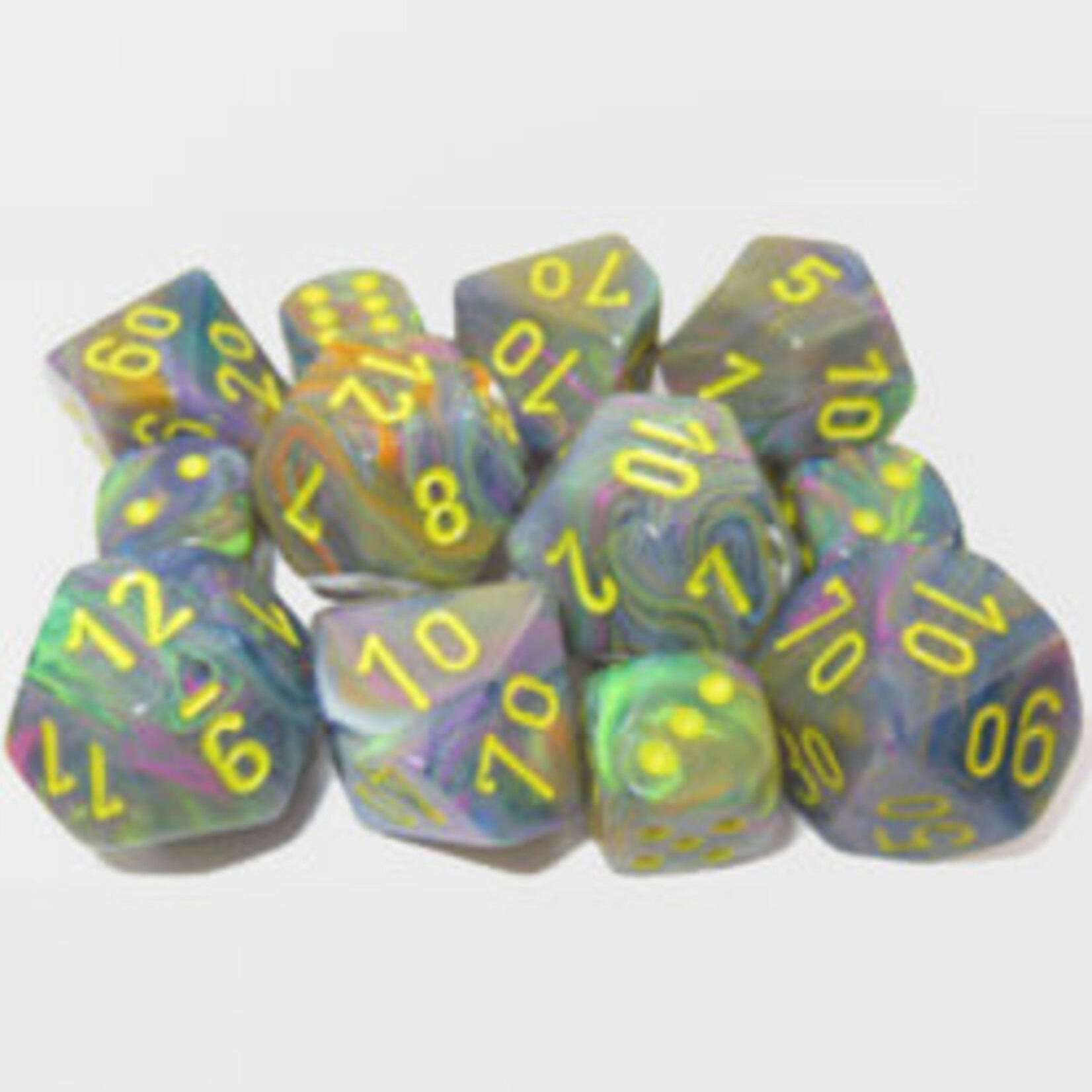 Chessex CHX 7ct Festive 27449 Rio/yellow