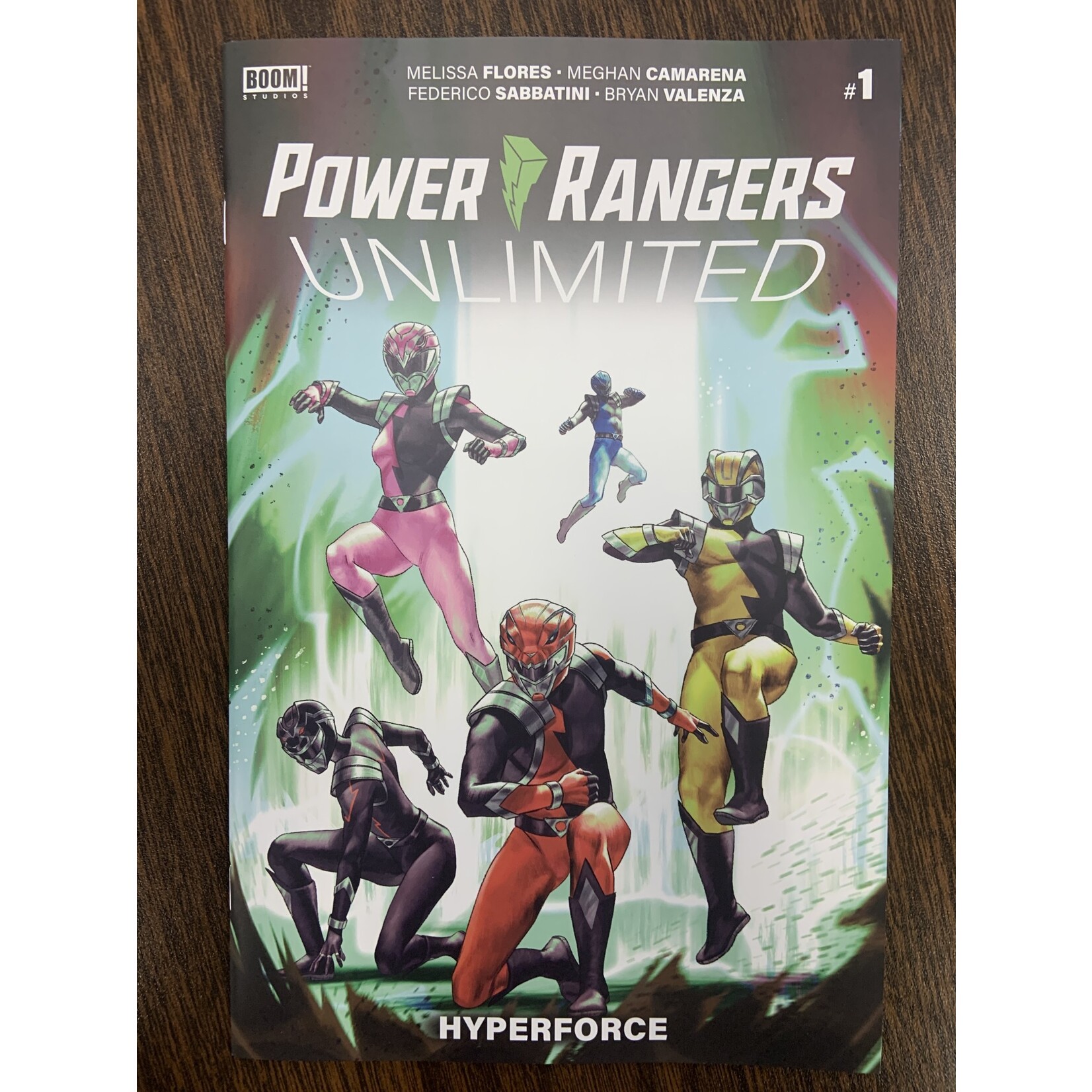 BOOM! STUDIOS Power Rangers Unlimited Hyperforce 2023 #1 Cvr A Valerio Bent Corner