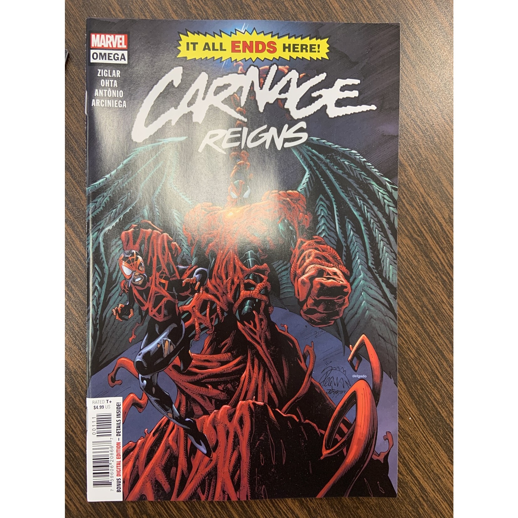 Marvel Comics CARNAGE REIGNS Omega 2023 #1