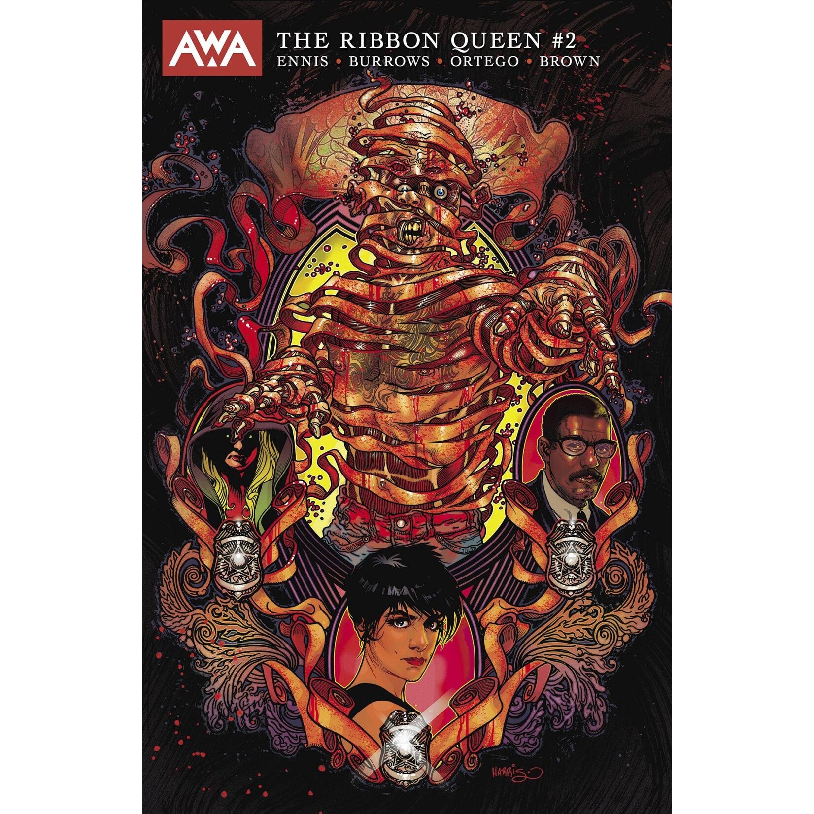 Awa The Ribbon Queen 2023 #2 (Of 8) Cvr B Harris (Net) (Mr)