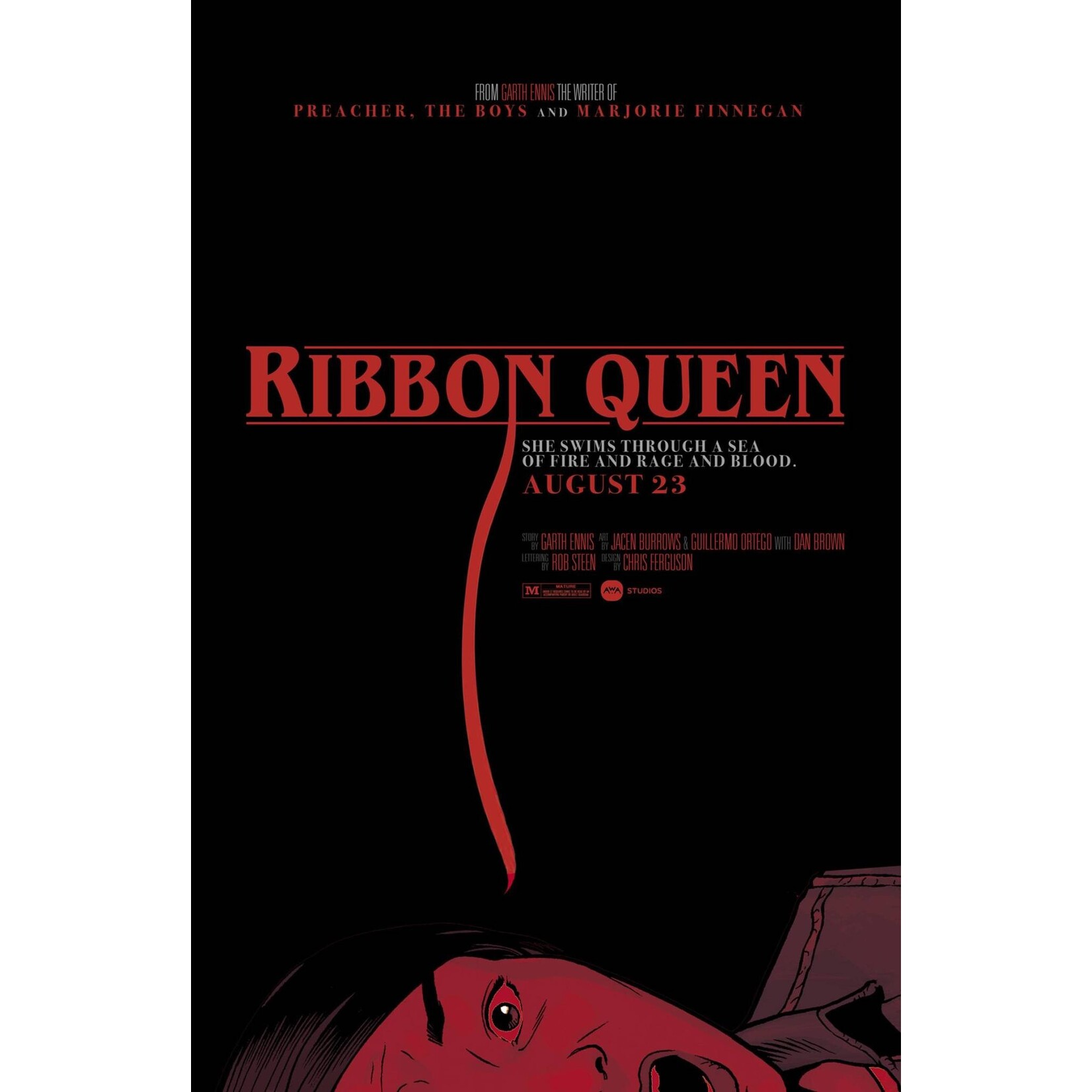Awa The Ribbon Queen 2023 #2 (Of 8) Cvr C Horror Homage (Net) (Mr)