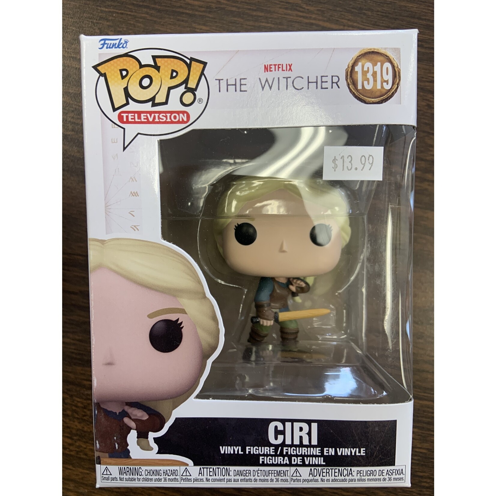 Funko Witcher S2 Ciri W/ Sword Vin Fig 1319
