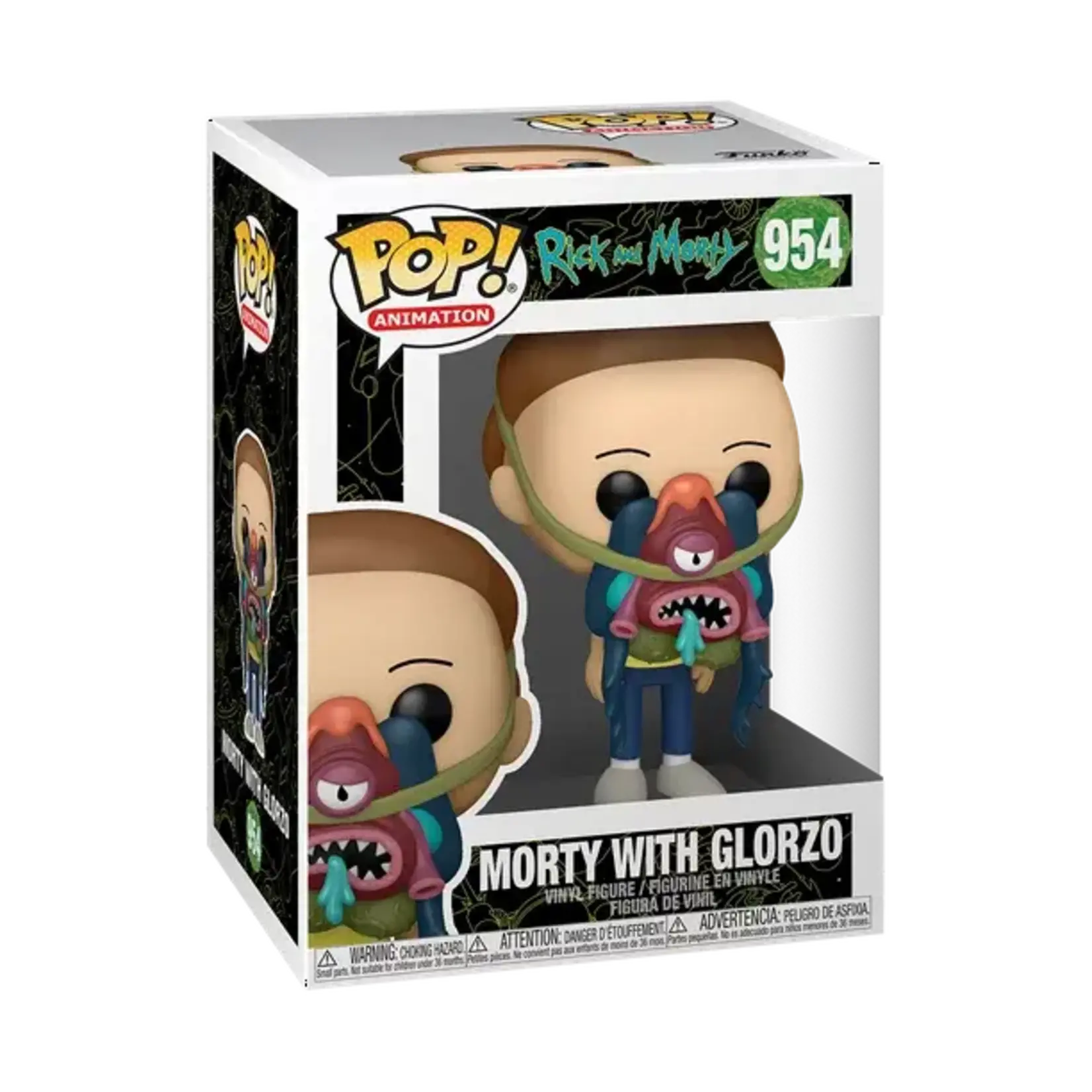 Funko POP ANIMATION RICK & MORTY MORTY W/ GLORZO VIN FIG (C: 1-1-2
