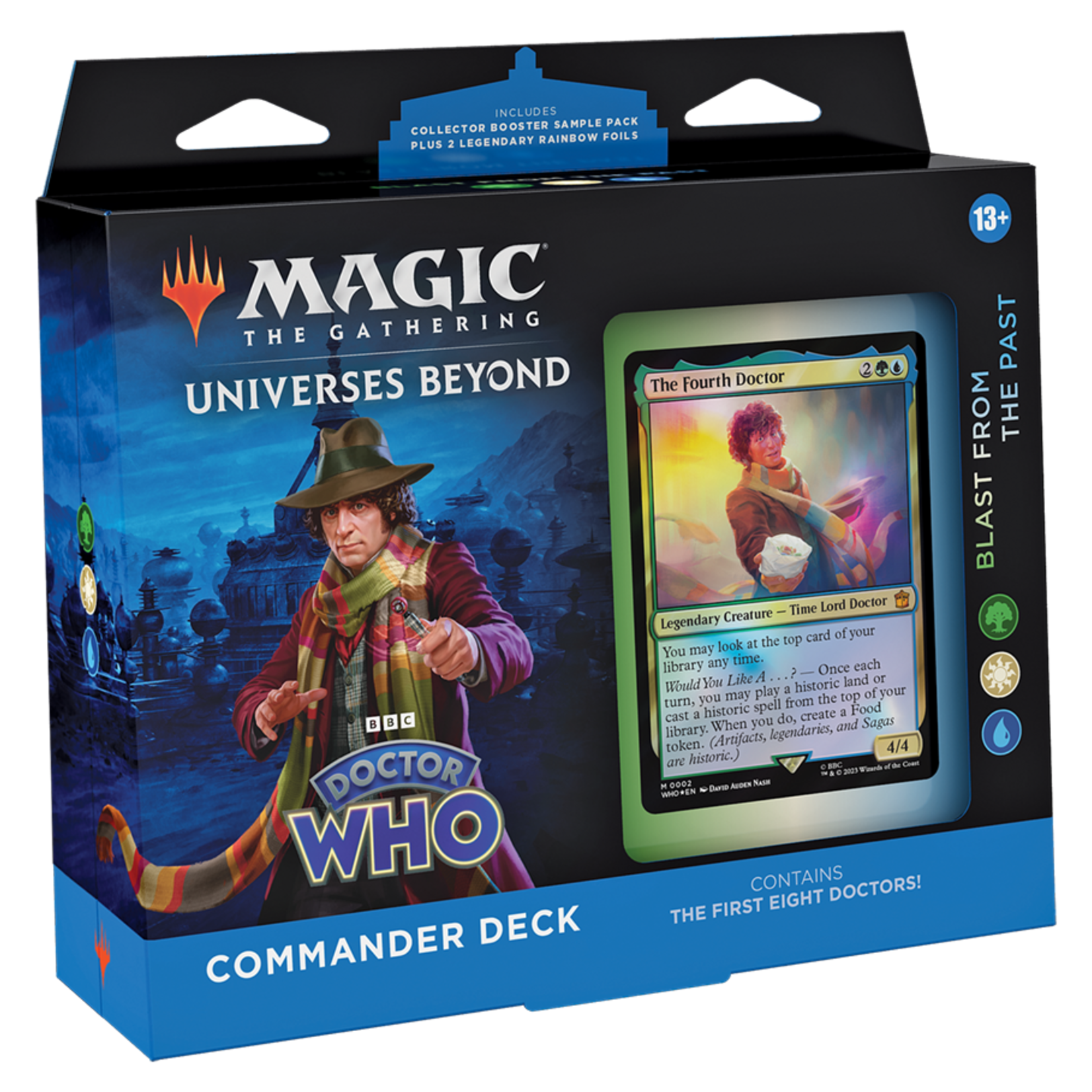 Wizards of the Coast MTG Universes Beyond Doctor Who Commander Deck Blast From the Past