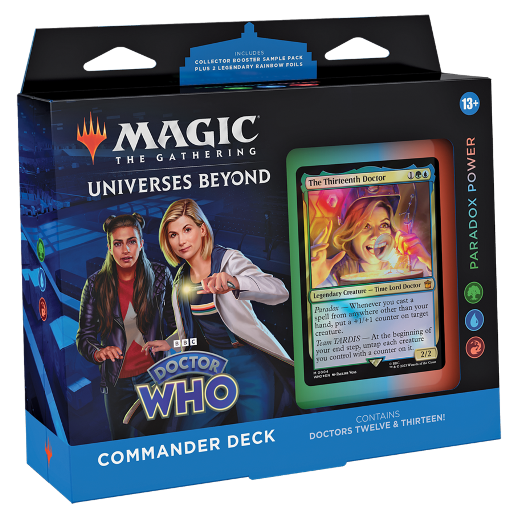 Wizards of the Coast MTG Universes Beyond Doctor Who Commander Deck Paradox Power