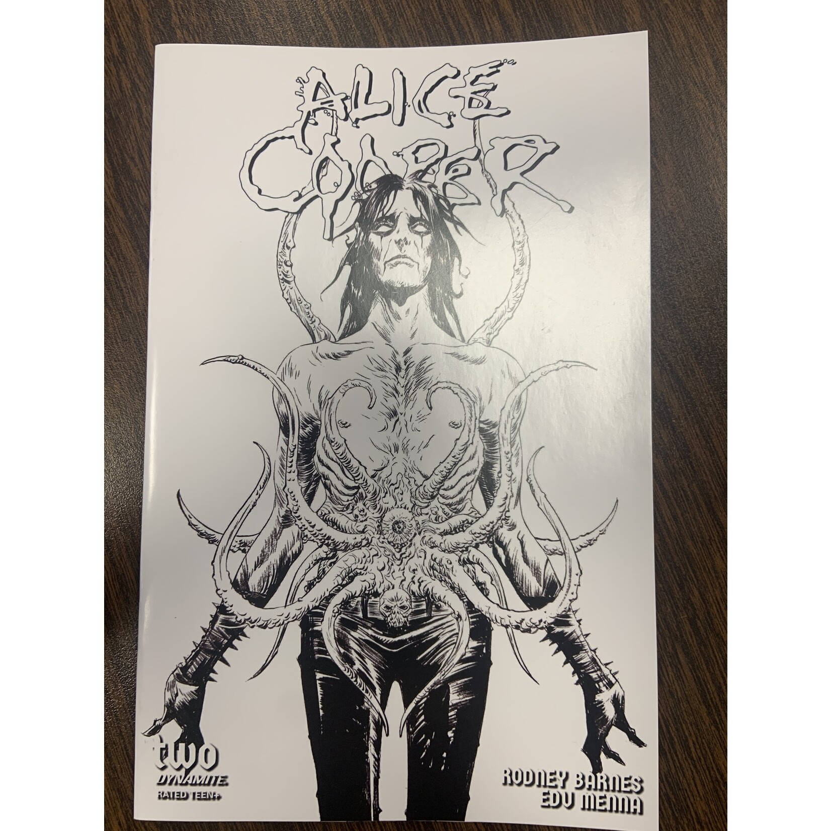 DYNAMITE Alice Cooper 2023 #2 (Of 5) Cvr E 10 Copy Incv Lee Line Art