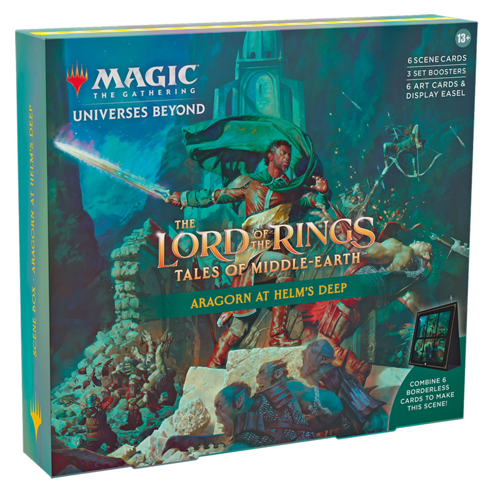 Wizards of the Coast MTG Tales Middle Earth Scene Box: Aragorn at Helm's Deep