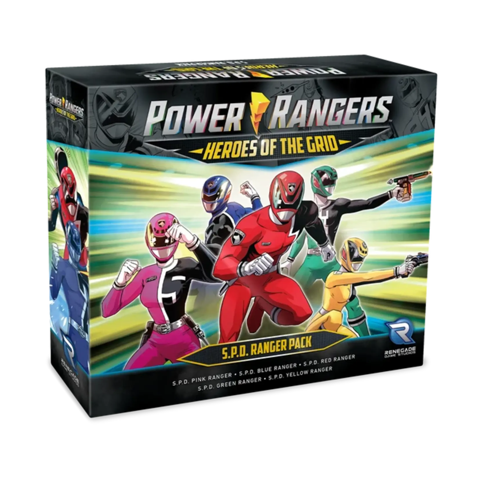 Renegade Power Rangers Heroes of the Grid S.P.D Ranger Pack