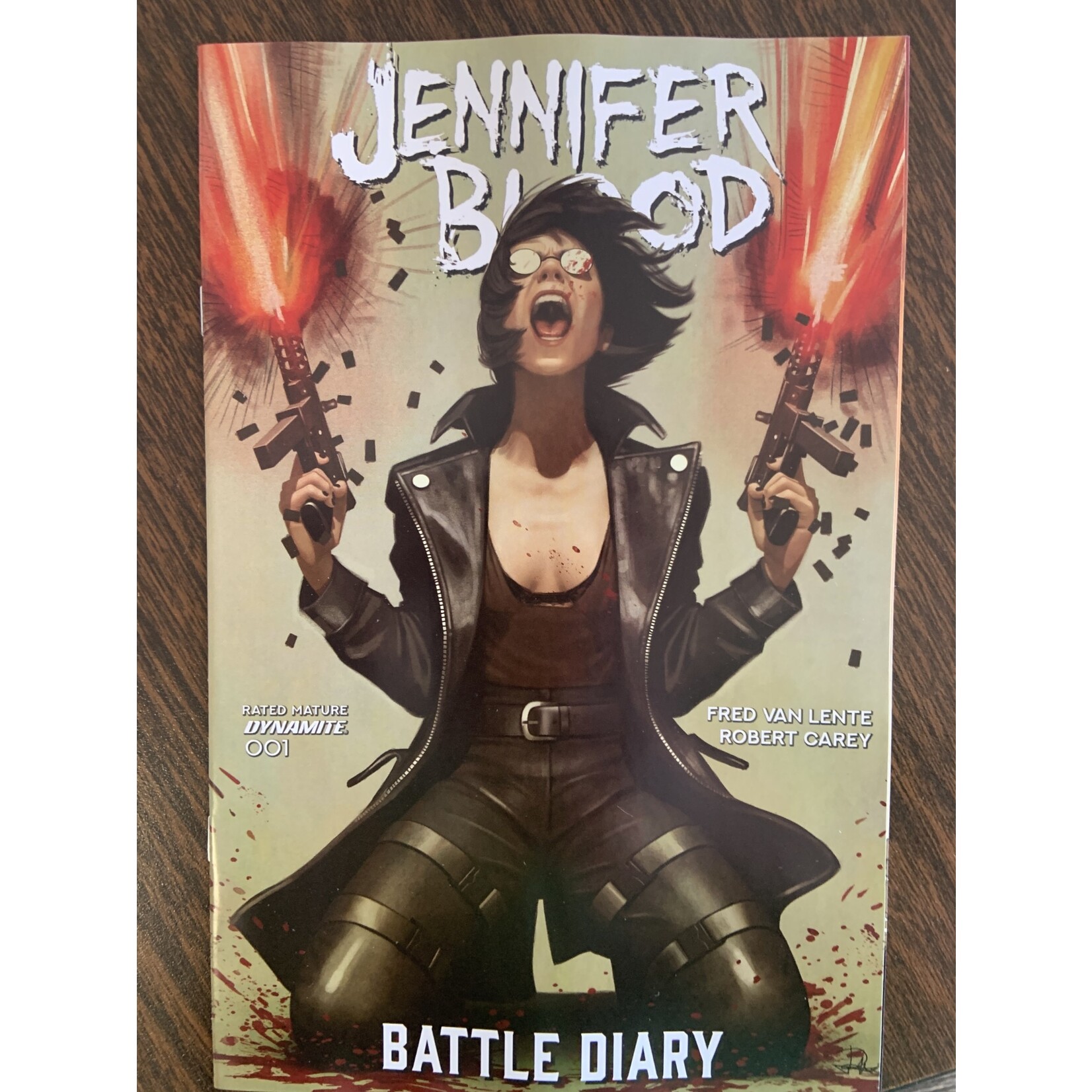 DYNAMITE Jennifer Blood Battle Diary 2023 #1 Cvr C Puebla (Mr)
