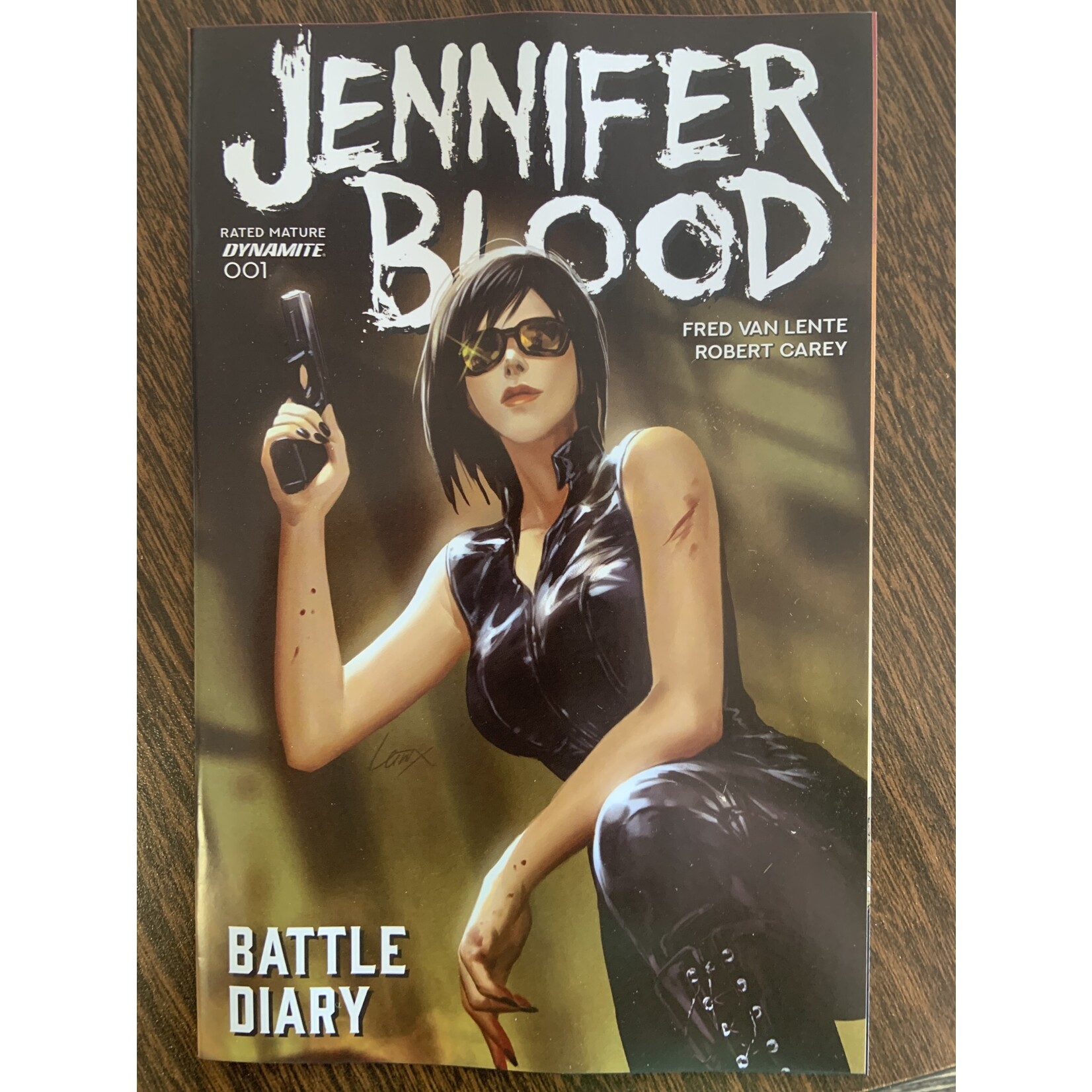 DYNAMITE Jennifer Blood Battle Diary 2023 #1 Cvr B Leirix (Mr)