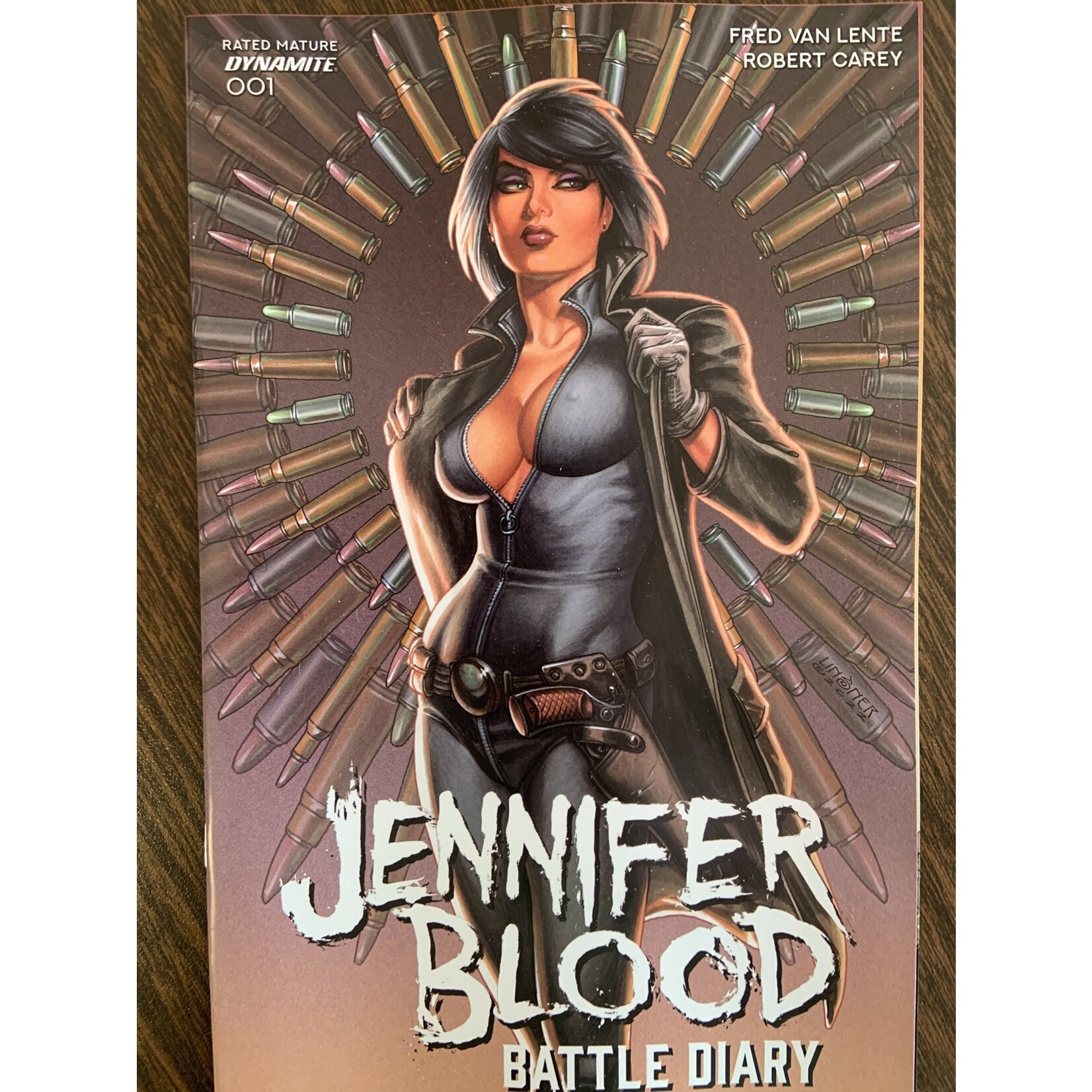 DYNAMITE Jennifer Blood Battle Diary 2023 #1 Cvr A Linsner (Mr)