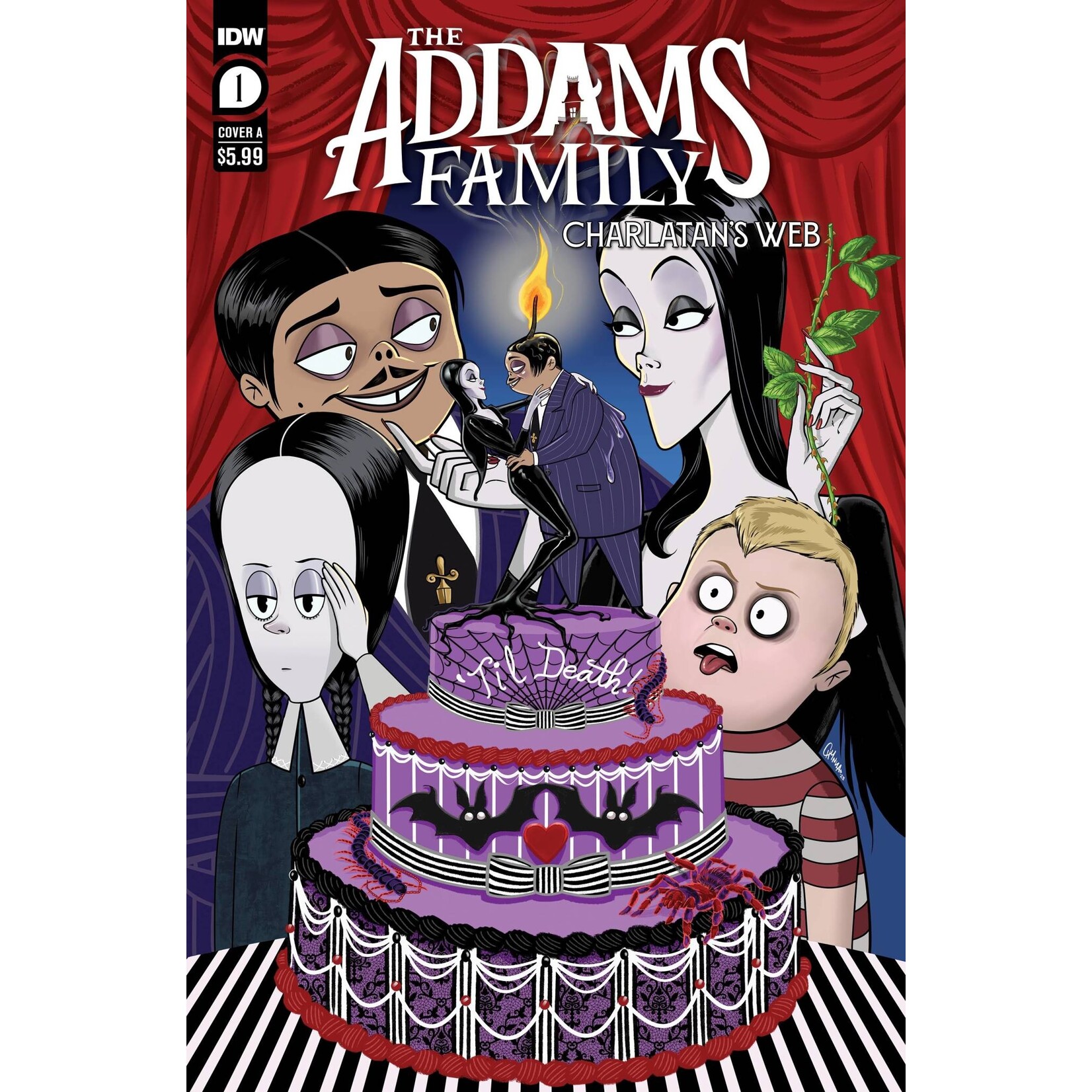 IDW PUBLISHING The Addams Family Charlatan's Web  2023 #1A