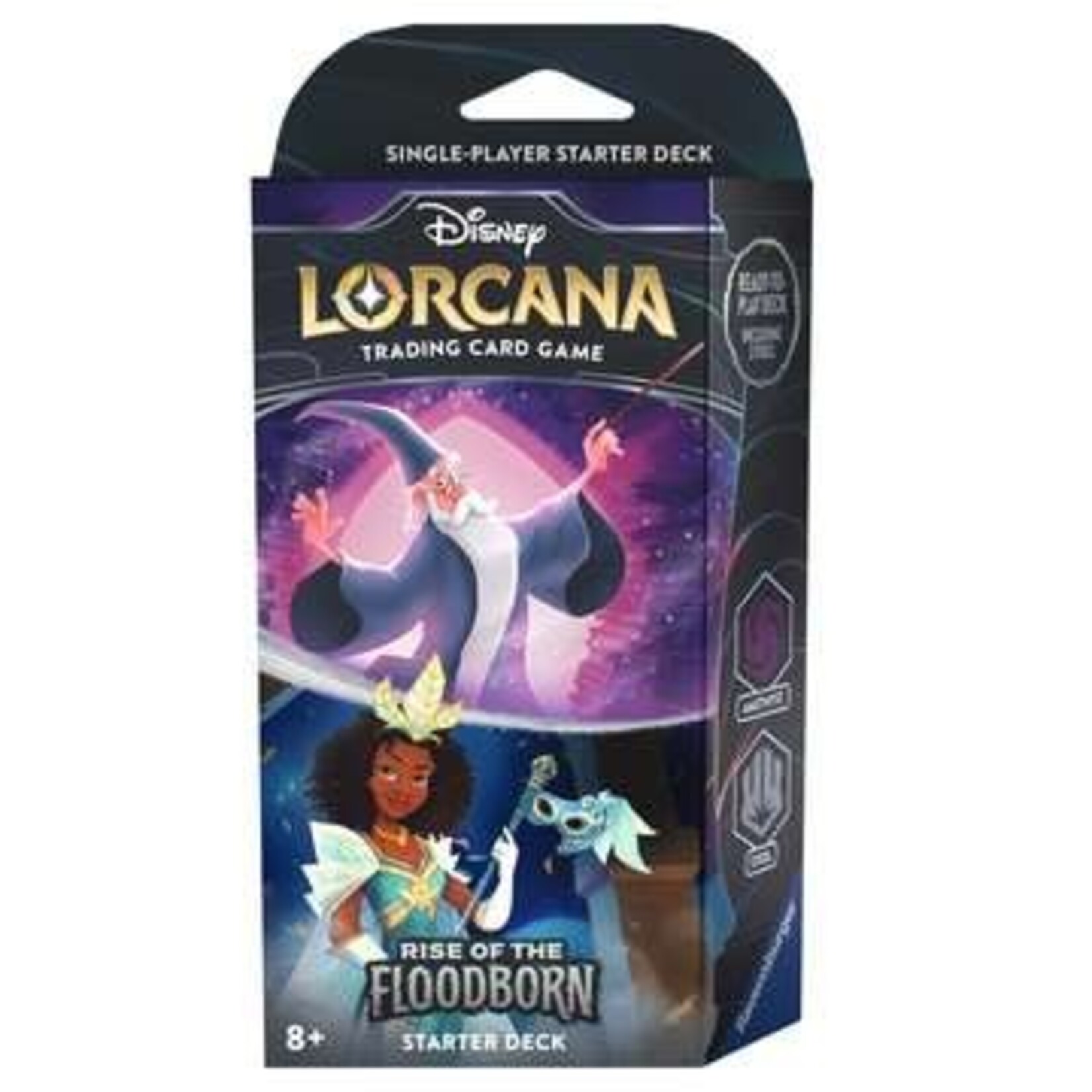 Ravensburger Lorcana Rise of Floodborn starter deck Amethyst/Steel