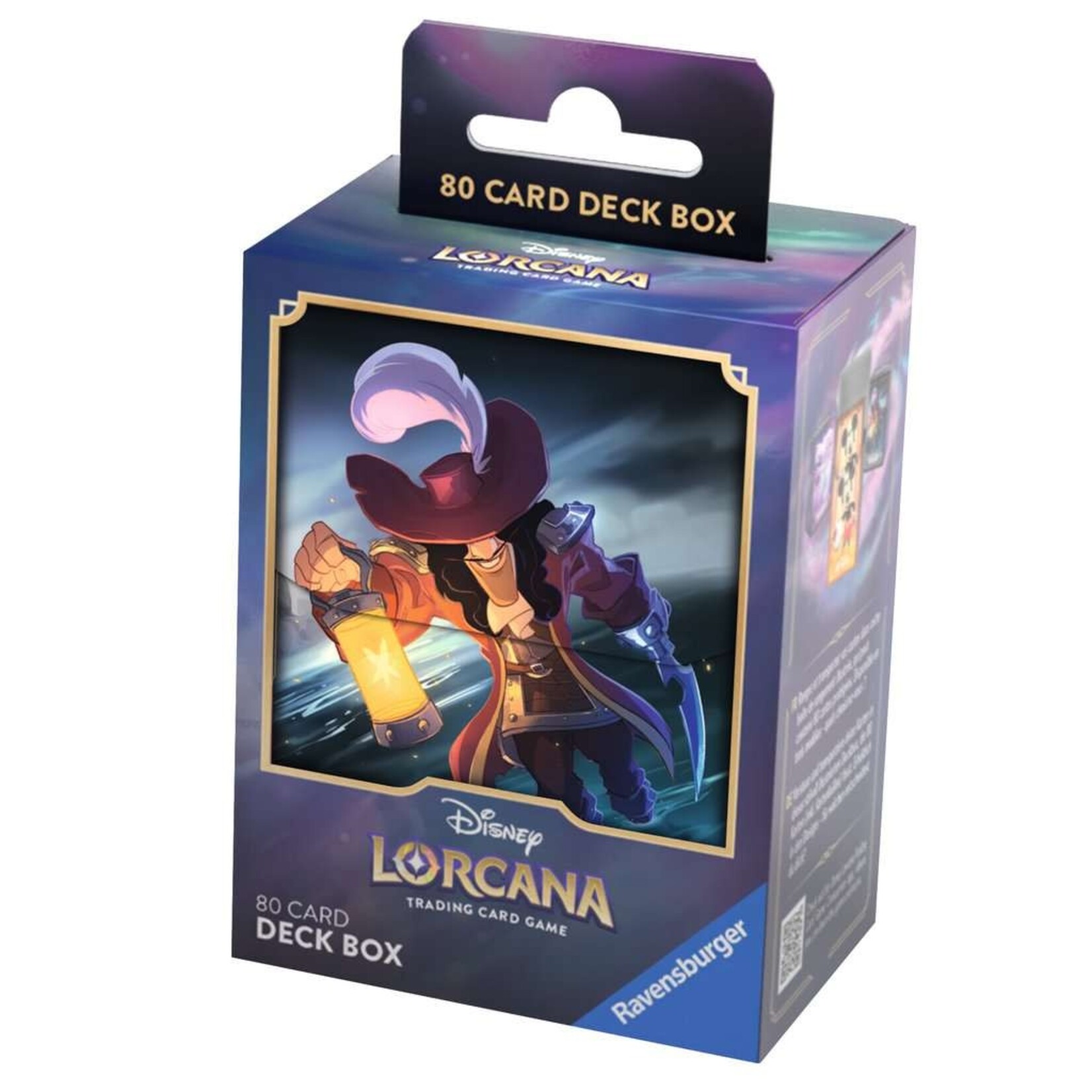 Ravensburger Lorcana Deck Box Captian Hook