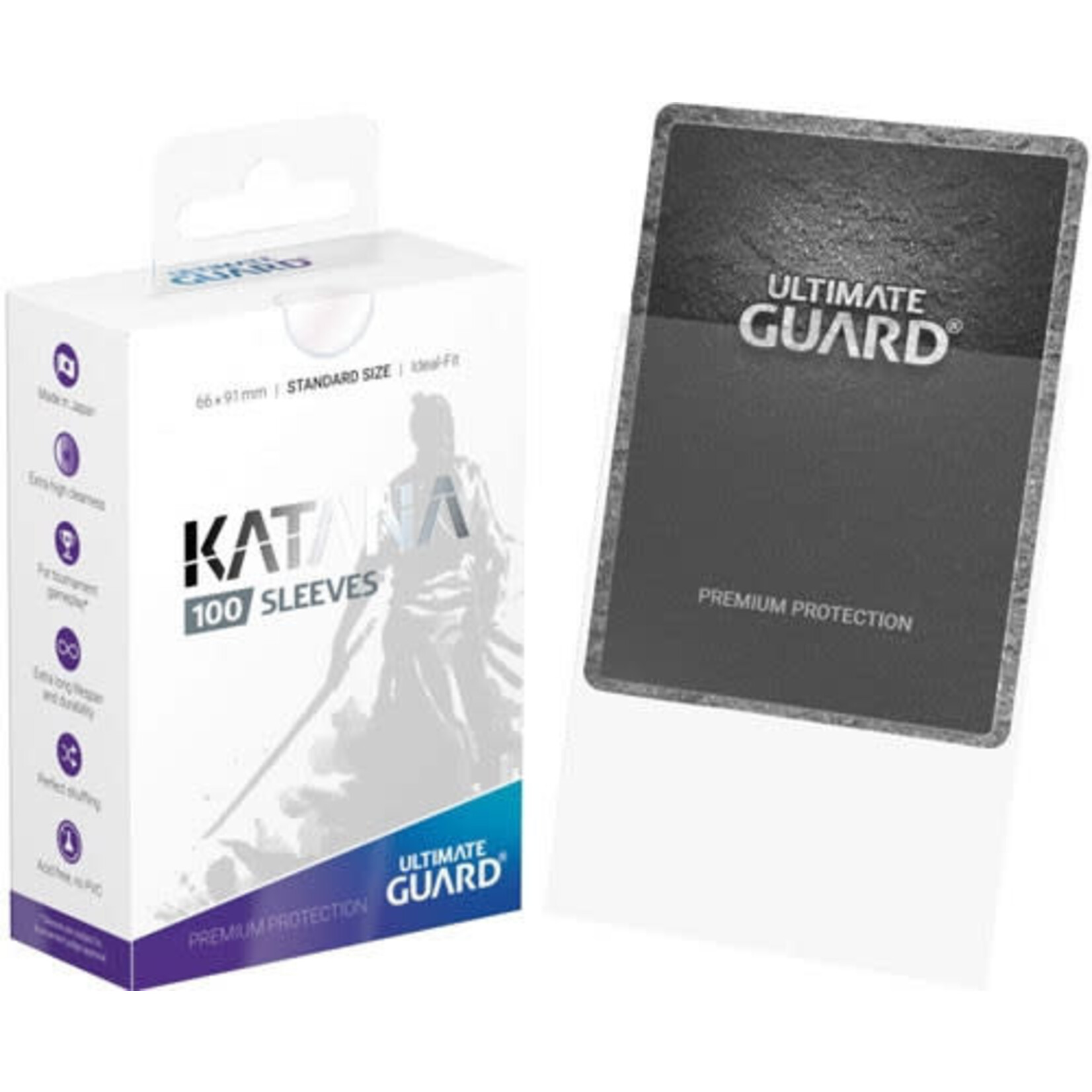 Ultimate Guard Katana Sleeves Transparent 100ct