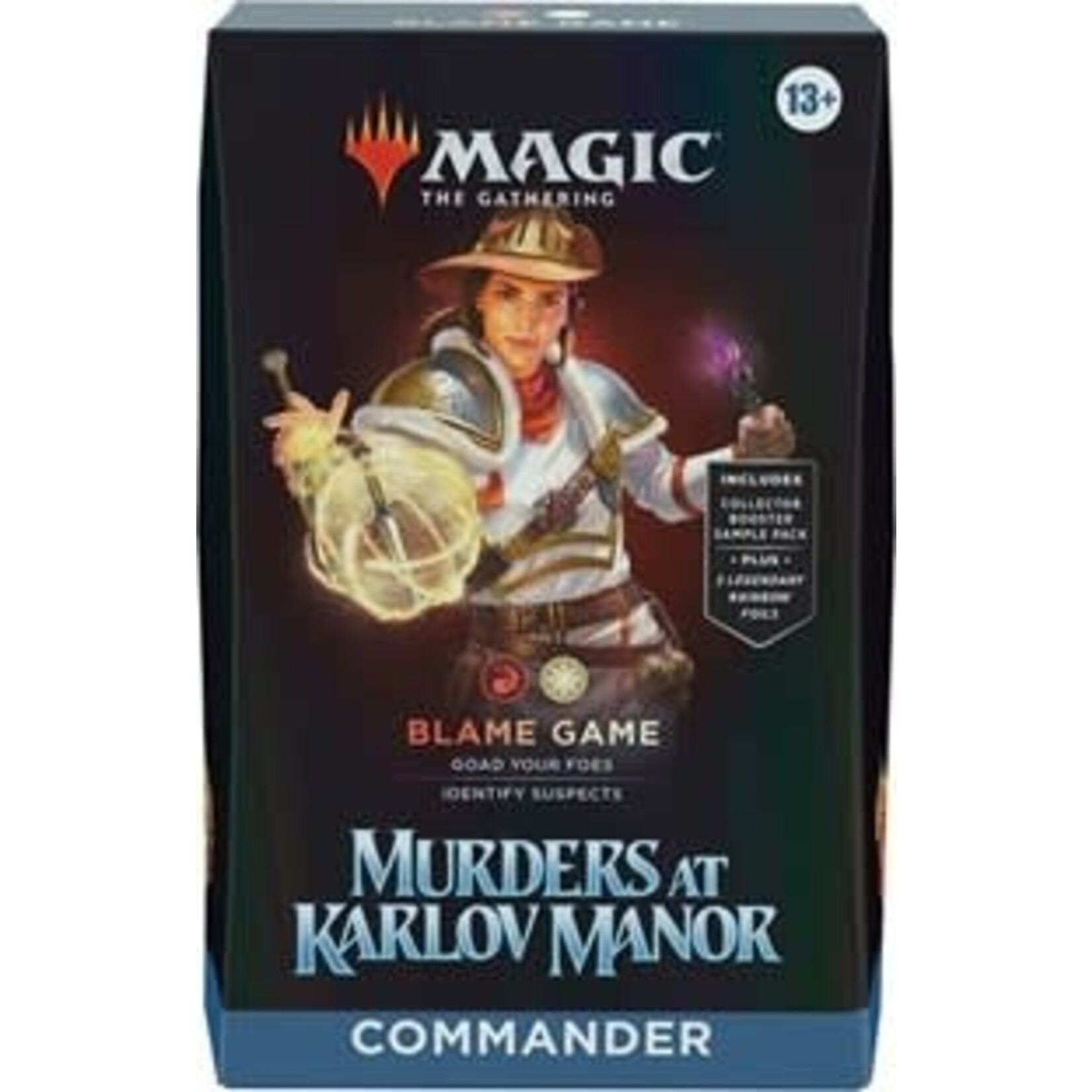 Magic MTG Murders at Karlov Manor Blame Game Commander deck