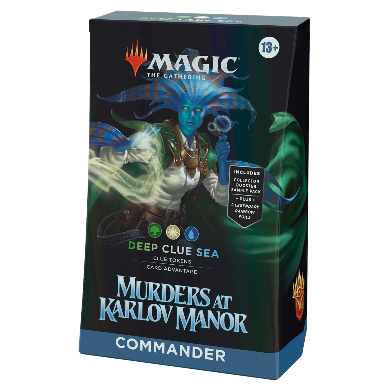Magic MTG Murders at Karlov Manor Deep Clue Sea Commander deck