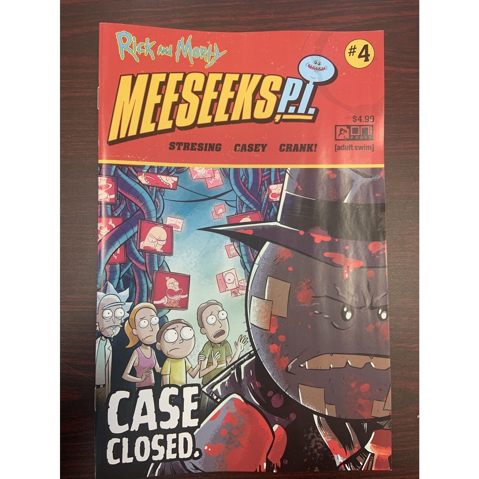 ONI PRESS INC. Rick And Morty Meeseeks Pi 2023 #4 Cvr A Stresing (Mr)