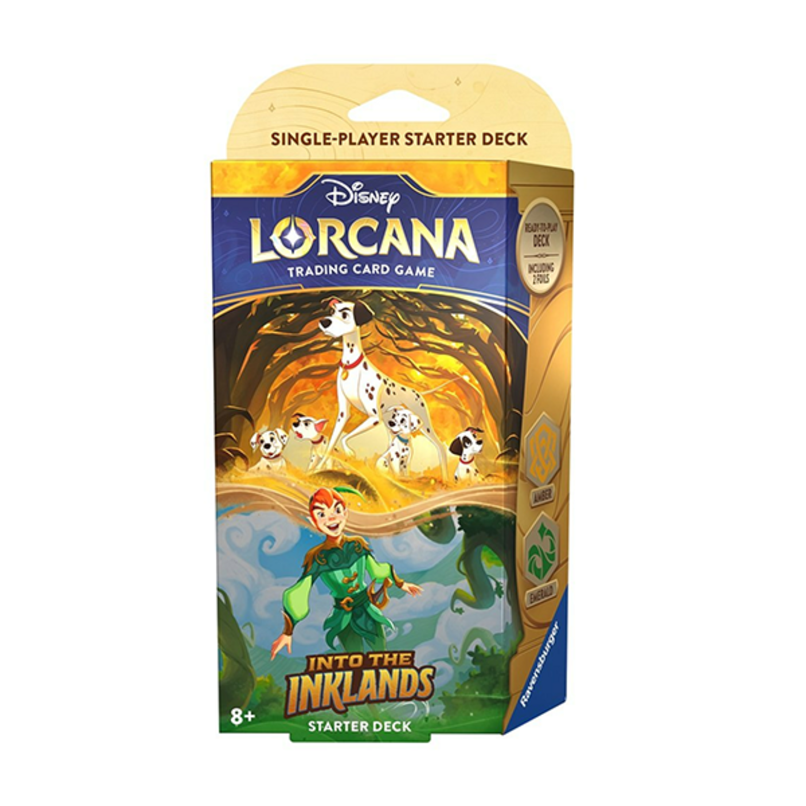 Ravensburger Lorcana Into the InkLands Starter Deck Amber/Emerald