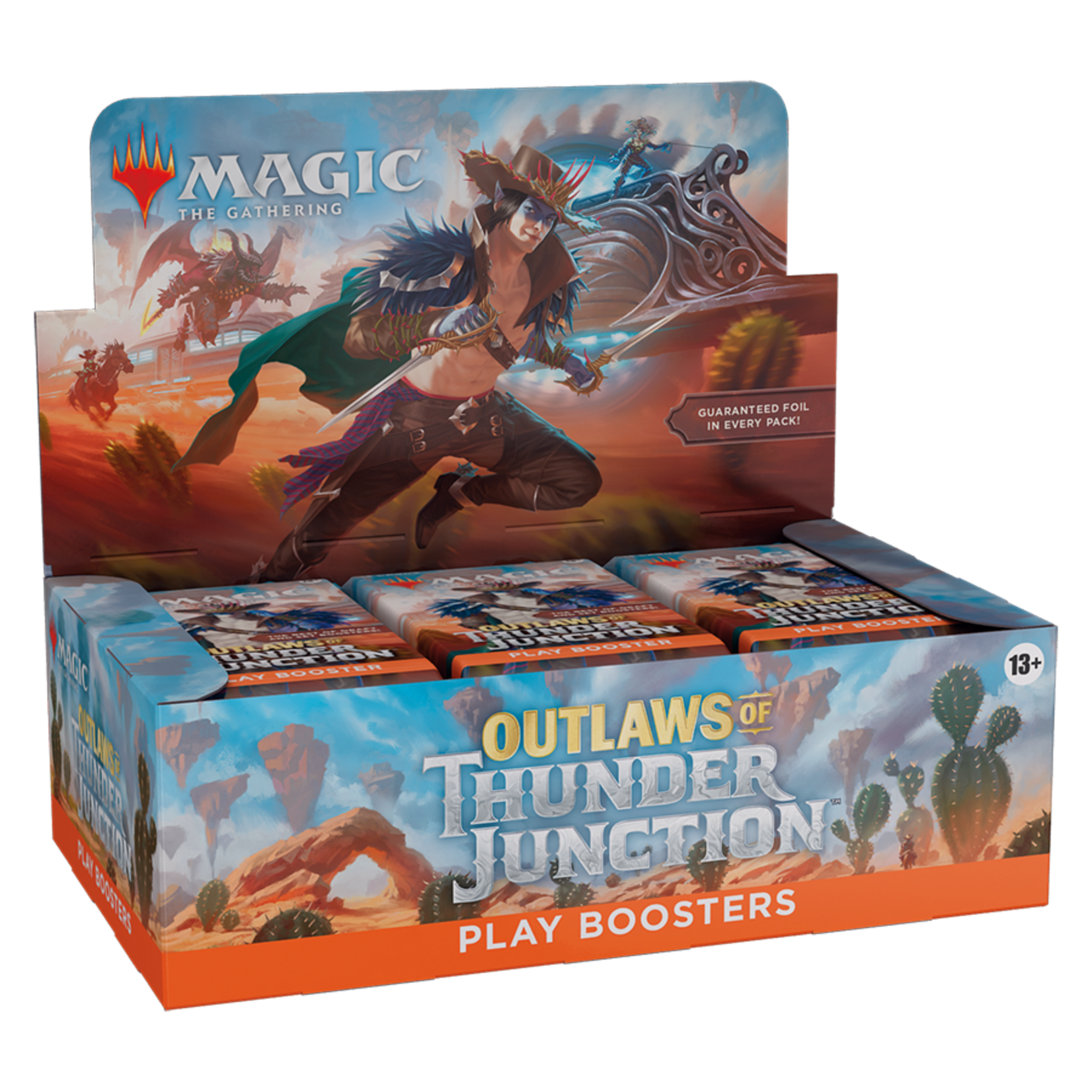 Wizards of the Coast MTG:  Outlaws of Thunder JunctionPlay Booster Display