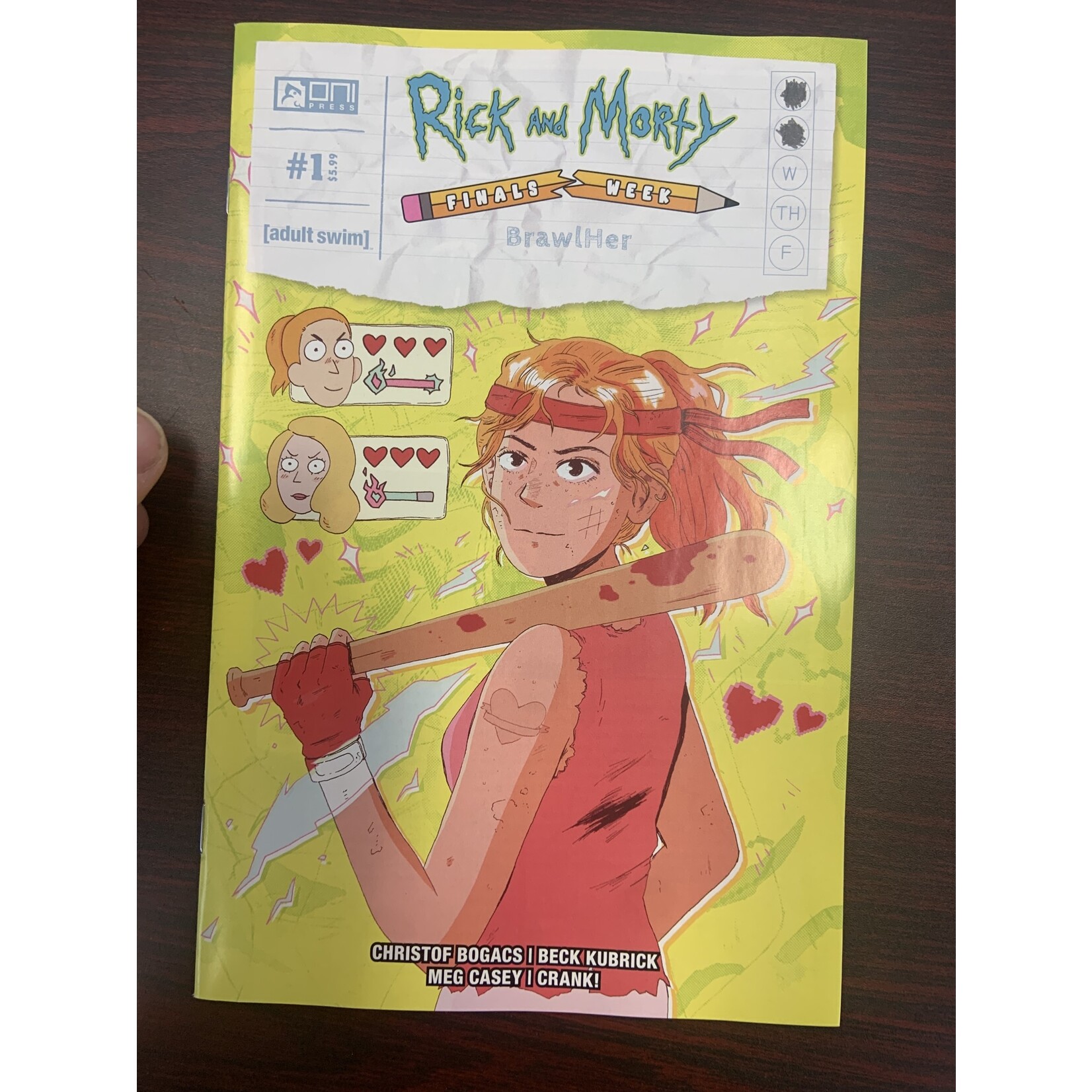 ONI PRESS INC. Rick And Morty Presents Finals Week Brawlher 2024 #1 Cvr A (Mr)