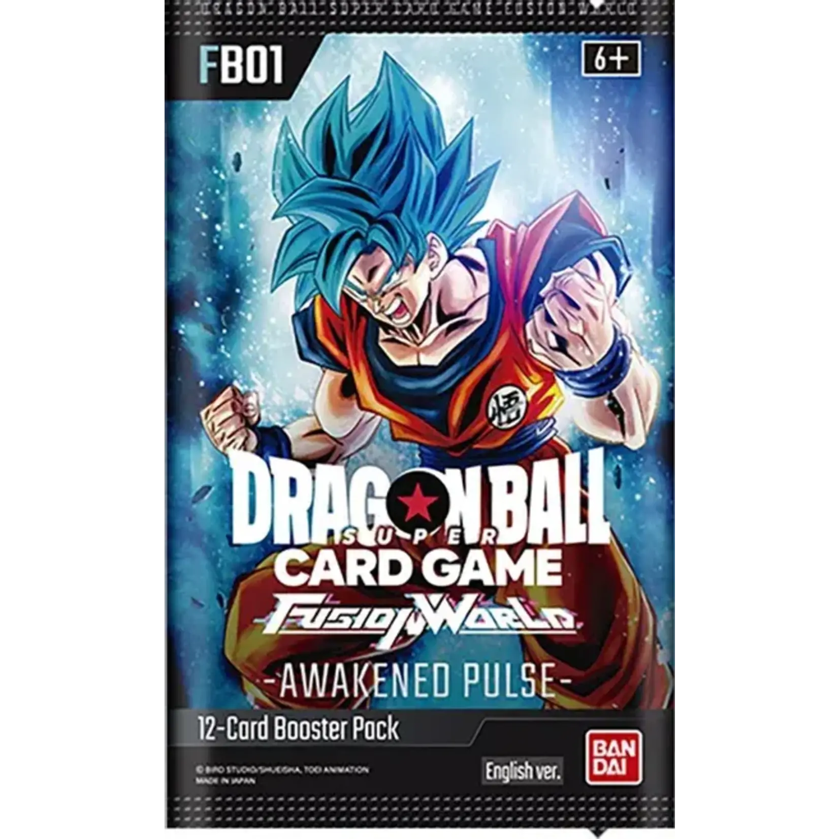 Bandai Dragon Ball Super Fusion World FB01 Awakened Pulse Booster Pack
