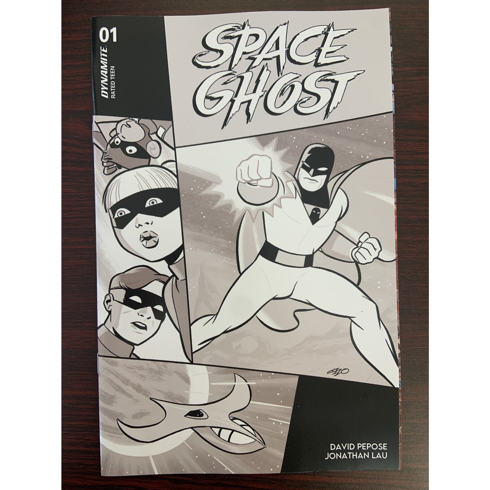 DYNAMITE Space Ghost 2024 #1 Cvr N 20 Copy Incv Cho Line Art (C: 0-1-2)