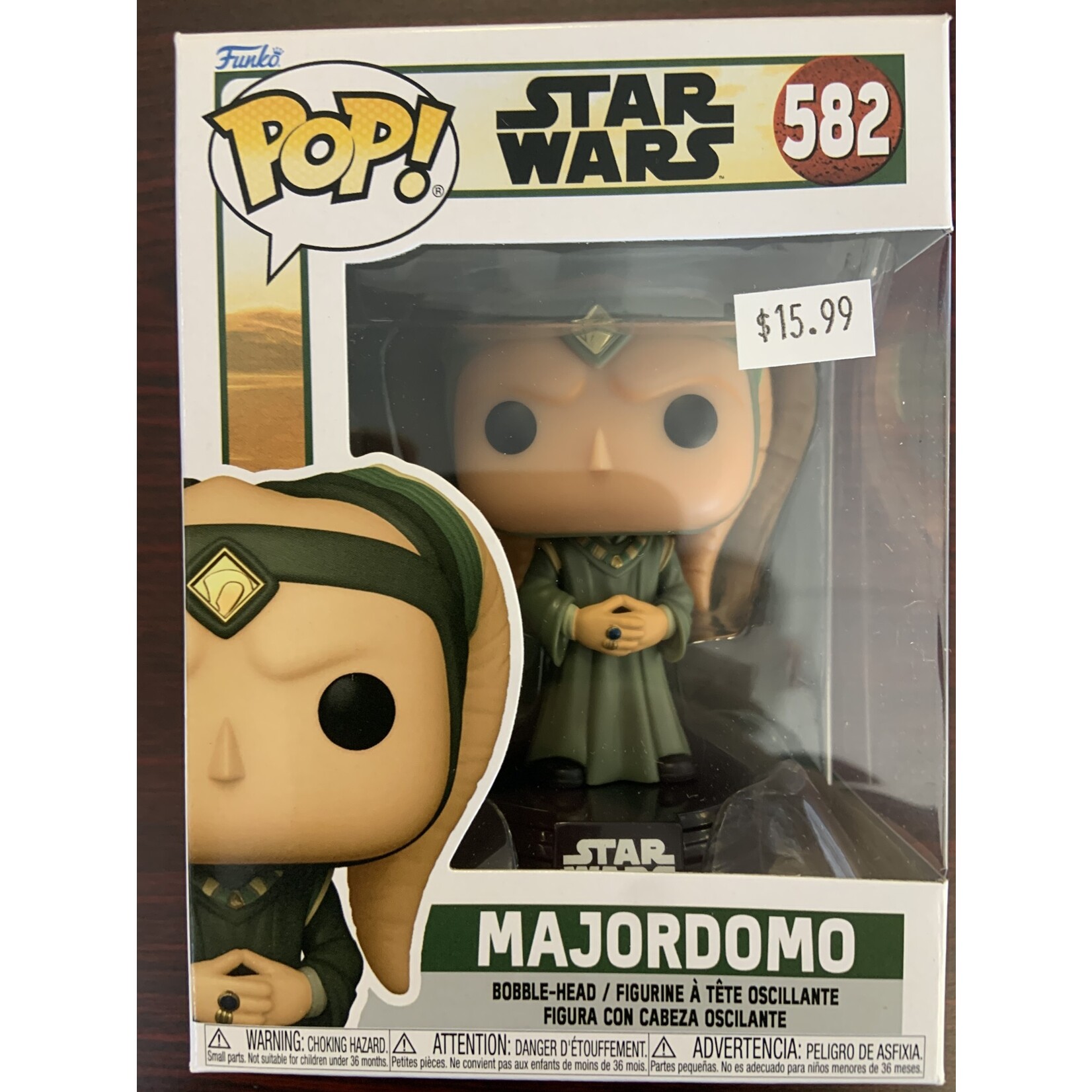 Funko Pop Star Wars Book Of Boba Fett Majordomo Vin Fig  582