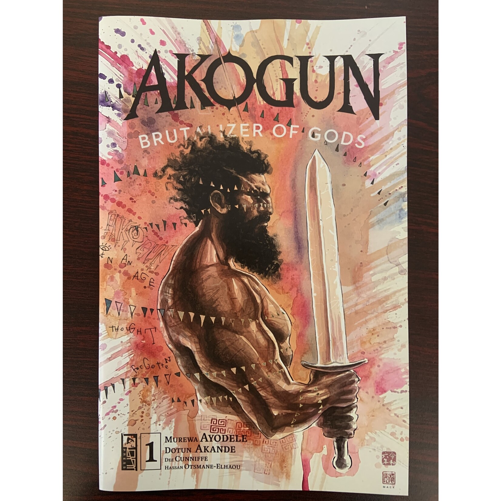 ONI PRESS INC. Akogun Brutalizer Of Gods 2024 #1 Cvr E 30 Copy Incv Mack (Mr)