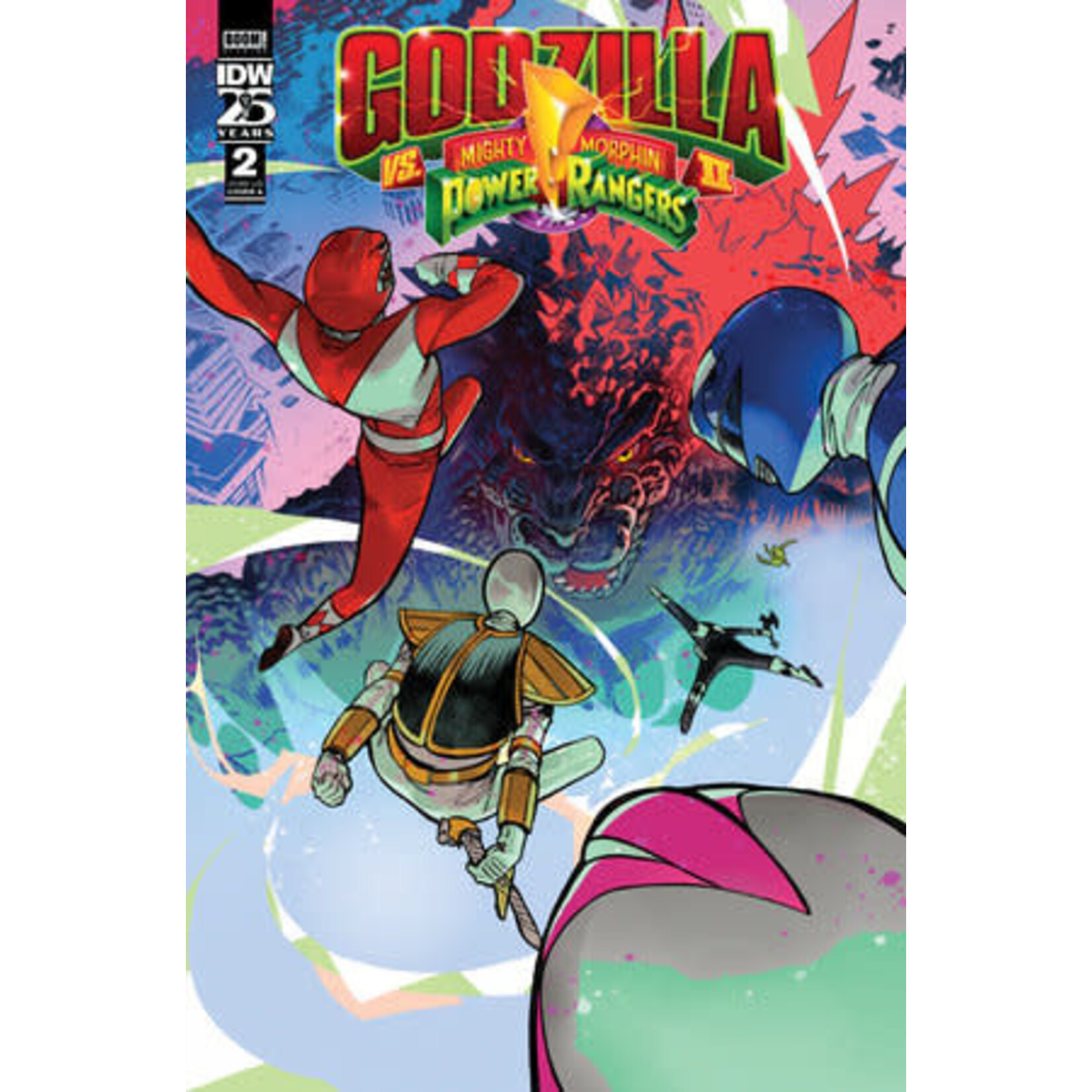 IDW PUBLISHING Godzilla Vs Power Rangers (2024) #2A