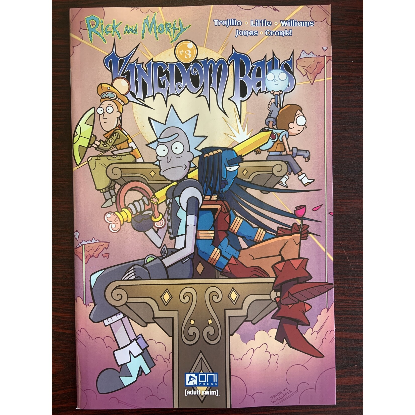 ONI PRESS INC. Rick And Morty Kingdom Balls 2024 #3 Cvr A Williams (Mr)