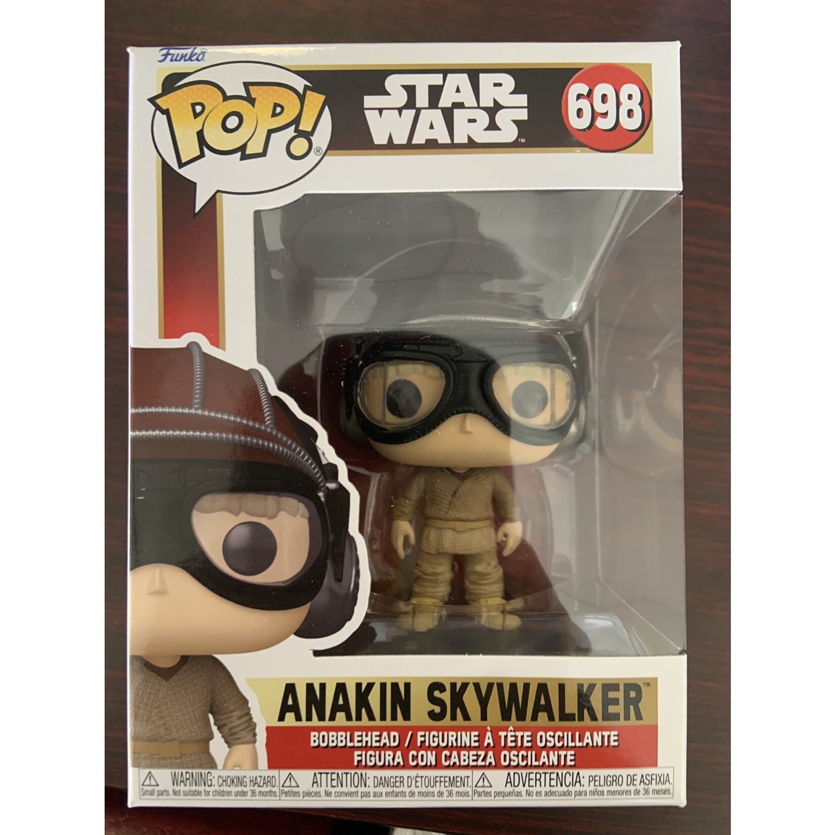 Funko Pop Star Wars Star Wars Anakin W/Helmet Vin Fig 698