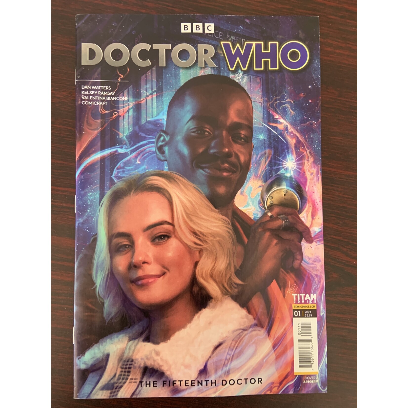 TITAN COMICS Doctor Who Fifteenth Doctor 2024 #1 (Of 4) Cvr A Artgerm