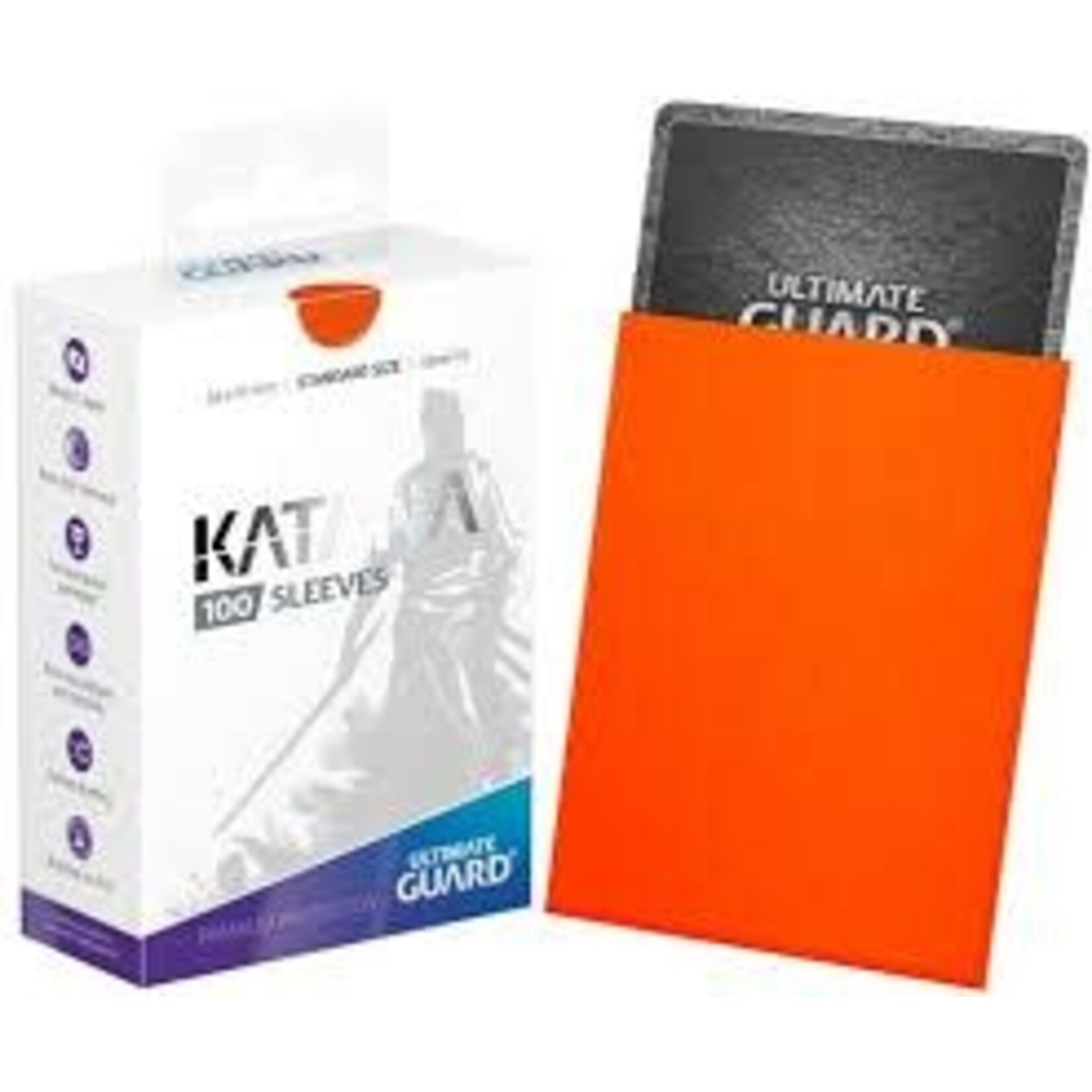 Ultimate Guard Katana Sleeves Orange 100ct